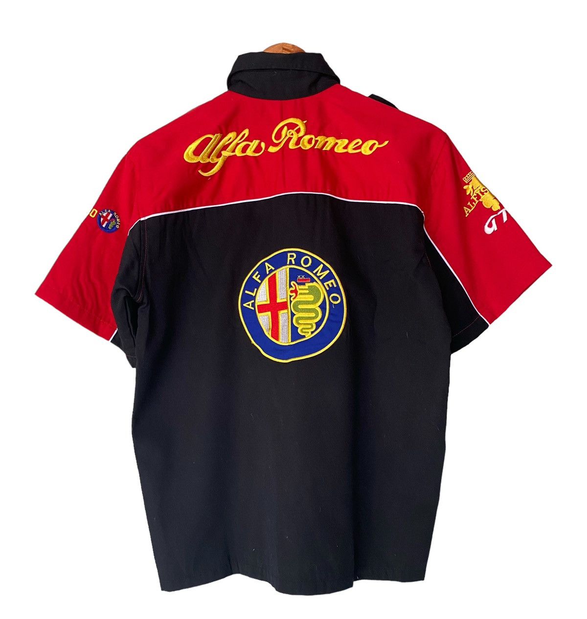 Vintage × uniform experiment Vintage Motorsport Uniform Alfa Romeo Button Shirt Size US M / EU 48-50 / 2 - 7 Thumbnail