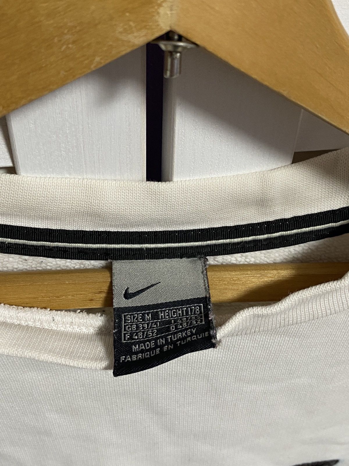Nike × Vintage 🤍 Vintage 90s Sweatshirt Sweater NIKE Big Logo 71 Oversized Size US M / EU 48-50 / 2 - 6 Thumbnail