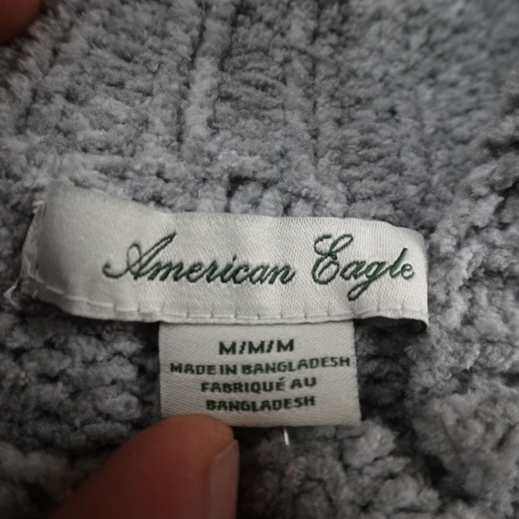 American Eagle Outfitters American Eagle Sweatshirt Womens M Gray Mock Cable Knit Fisherman Pullover Regular Knit Casual, Travel, Workwear Mens Womens Girls Size M / US 6-8 / IT 42-44 - 4 Thumbnail