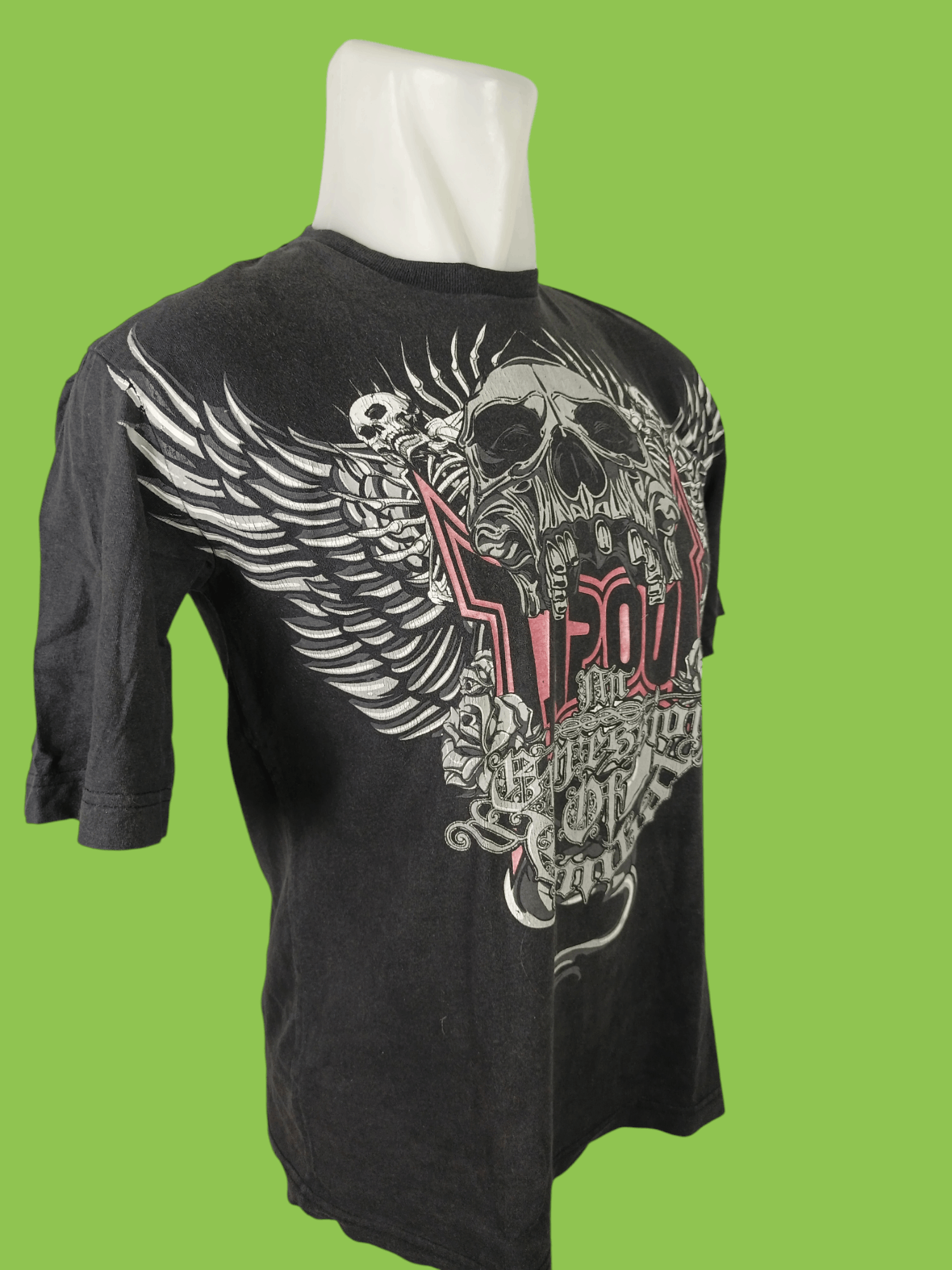 Affliction × Japanese Brand × Tapout Rare Tapout Tee Y2K Affliction Style Size M / US 6-8 / IT 42-44 - 7 Thumbnail