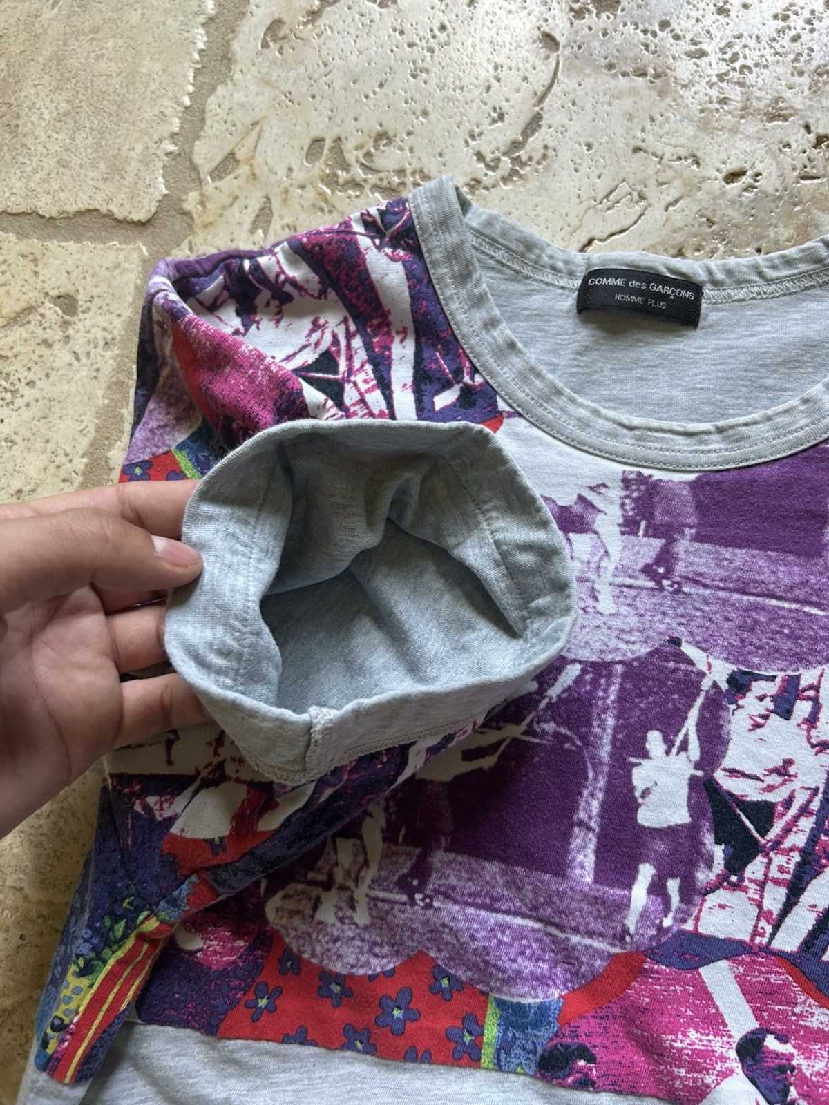 Comme des Garcons Homme Plus Comme Des Garçons A/W 2001 ‘Psychedelic’ Tee Size US M / EU 48-50 / 2 - 5 Thumbnail