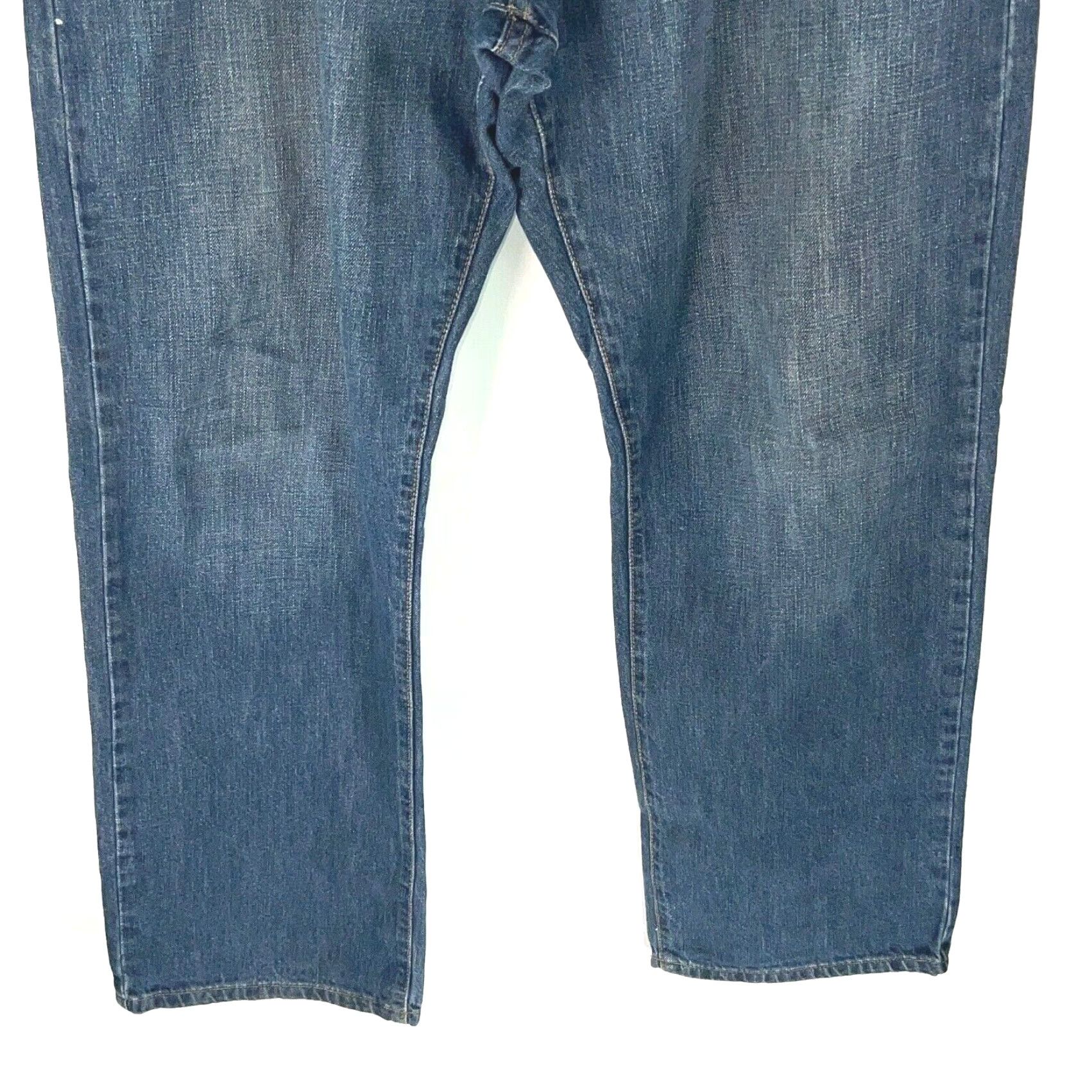 Calvin Klein Calvin Klein Jeans Mens Straight Denim 36X30 Blue Mid Rise Stretch 5-Pocket Jeans Mens Regular Size 36X30 Size US 38 / EU 54 - 5 Thumbnail