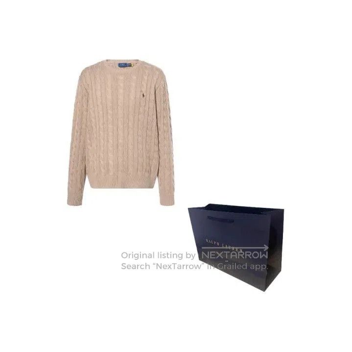 Polo Ralph Lauren Polo Ralph Lauren Men's Cable Knit Long. Size US L / EU 52-54 / 3 - 1 Thumbnail