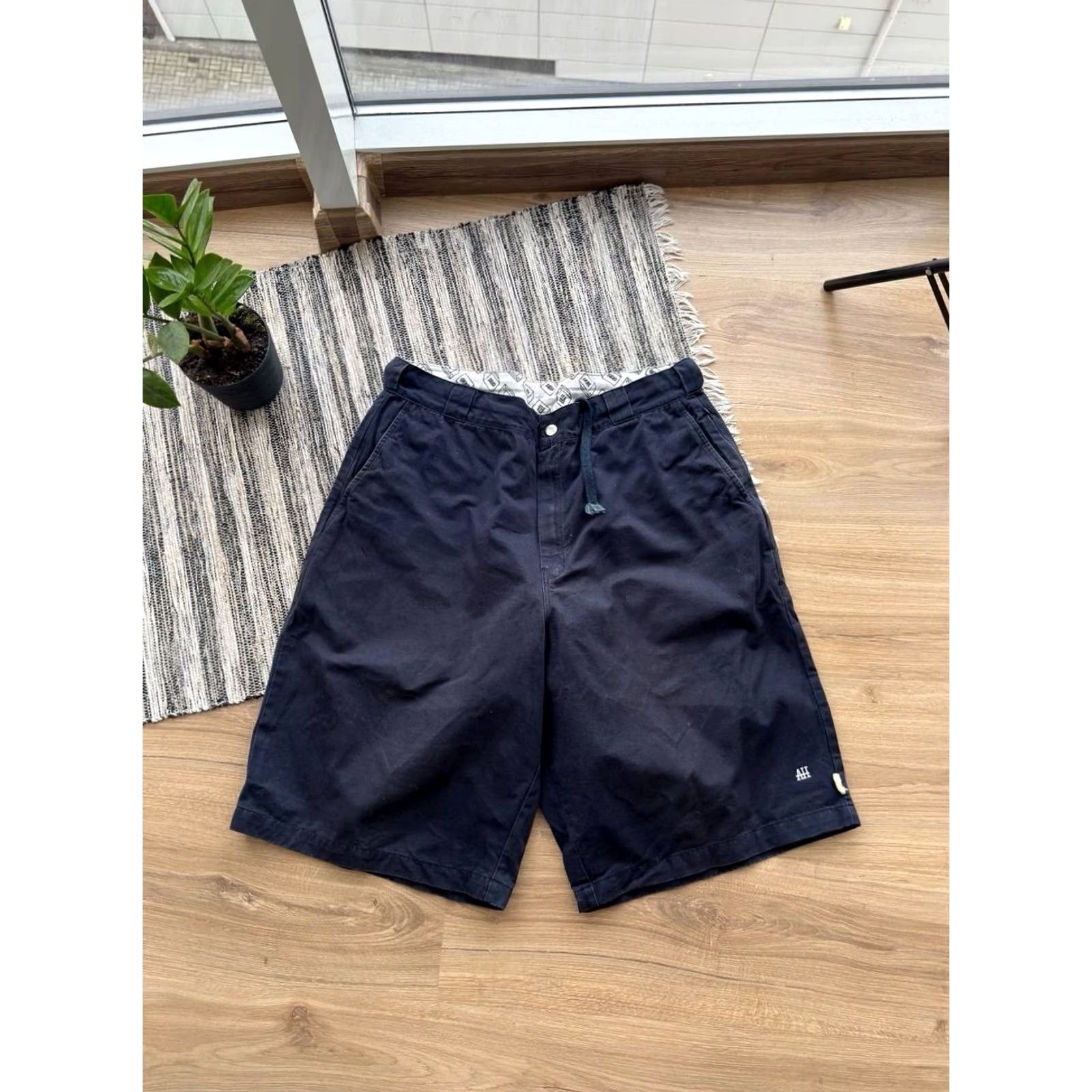 J Brand VINTAGE Beams Japan Shorts Bermuda Casual Blue 2XL Beams Made In Japan Mens Size US 39 - 4 Thumbnail
