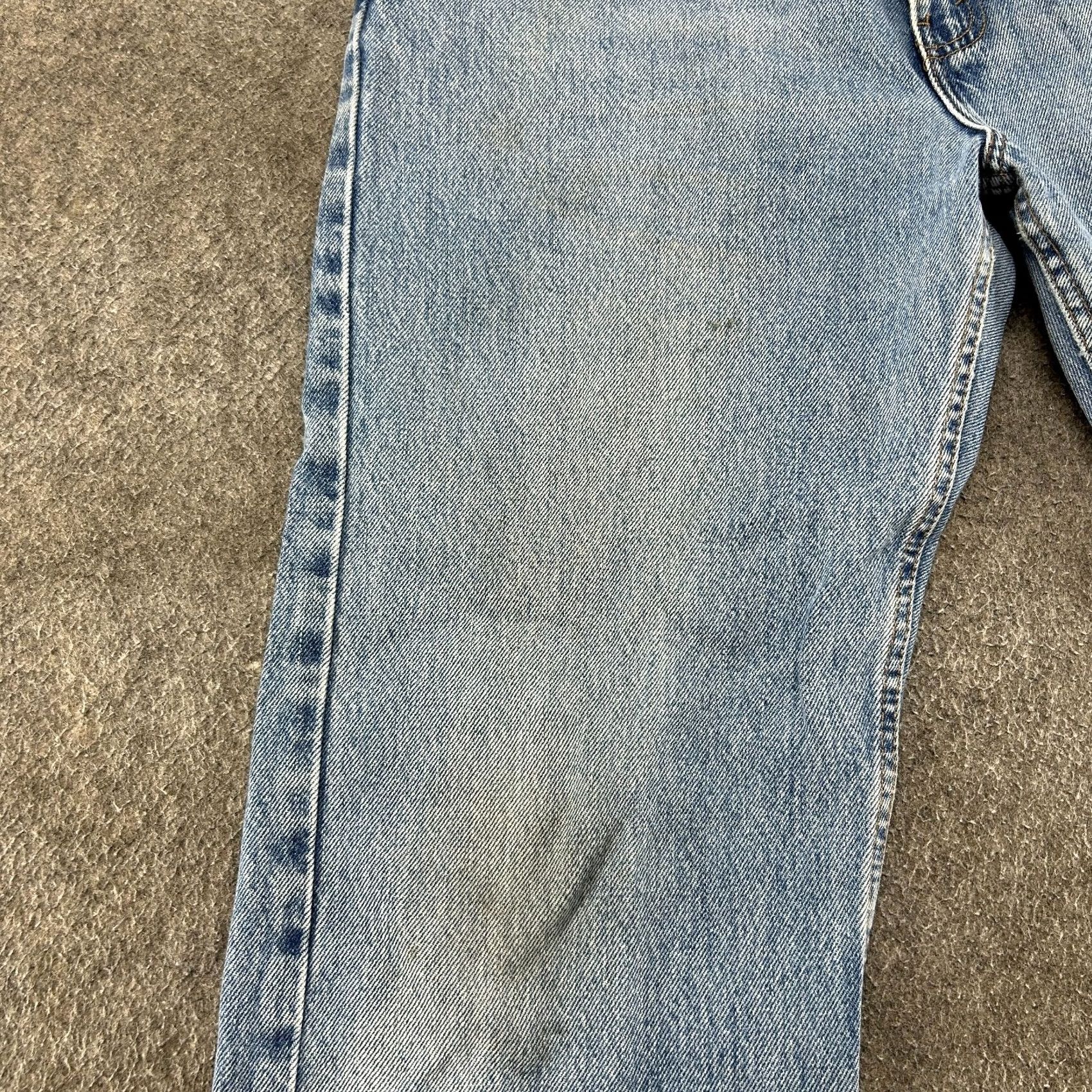 Levi's VINTAGE Levi's 505 Jeans Mens 34x28 Blue Regular Straight Light Wash HEMMED 90s Jeans Mens Blue 90s Christian0 Size US 34 / EU 50 - 6 Thumbnail