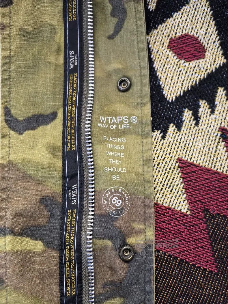 Wtaps Wtaps Camouflage jacket with a monkey head Size US S / EU 44-46 / 1 - 5 Thumbnail