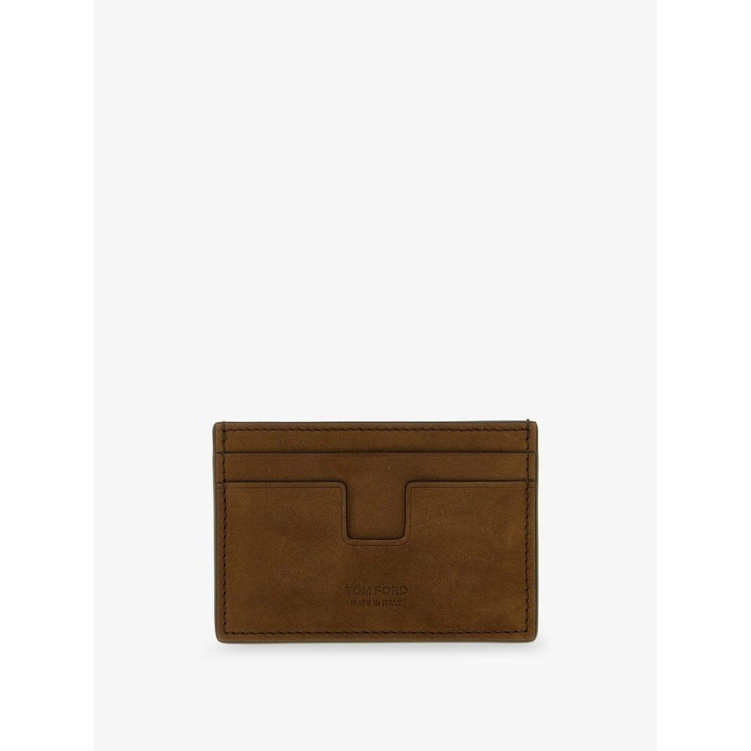 Tom Ford TOM FORD Brown Suede Card Holder New & Authentic Size ONE SIZE - 1 Thumbnail
