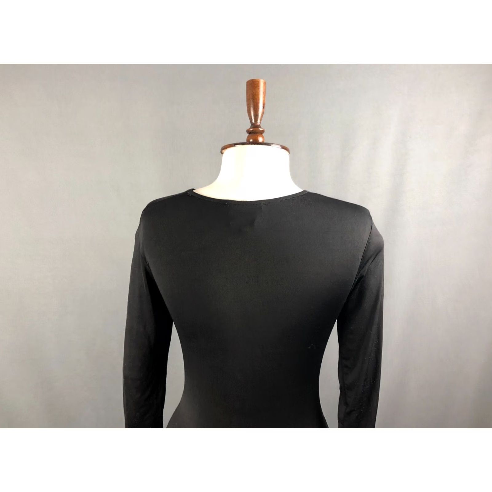 BIMBA Y LOLA Bimba Y Lola Top Blouse Womens S Black Polyester Jersey Crew Neck Casual Sleeve Regular Fit Short Description Not Needed Size S / US 4 / IT 40 - 5 Thumbnail