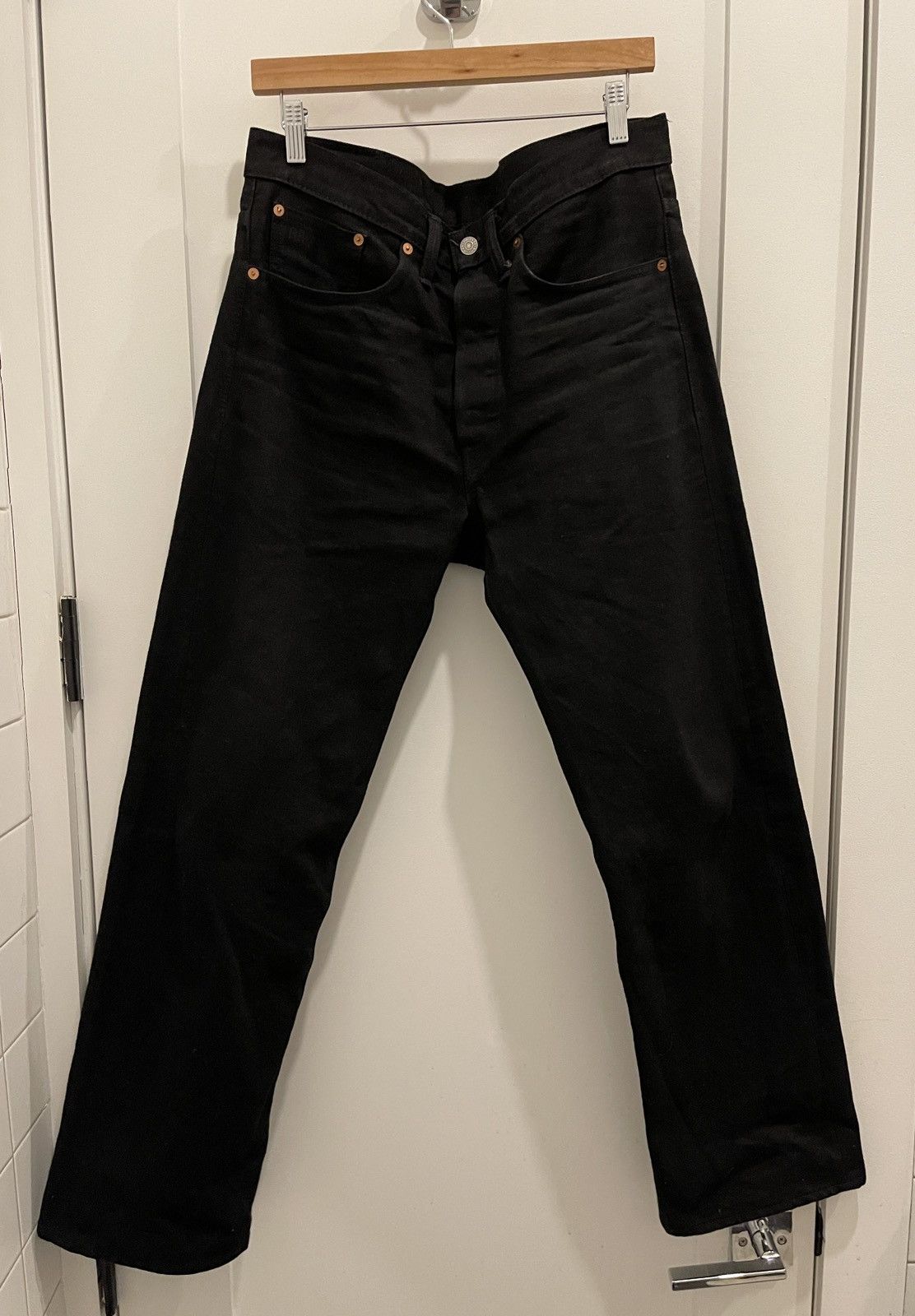 RRL Vintage 5-Pocket Black-on-Black Jean