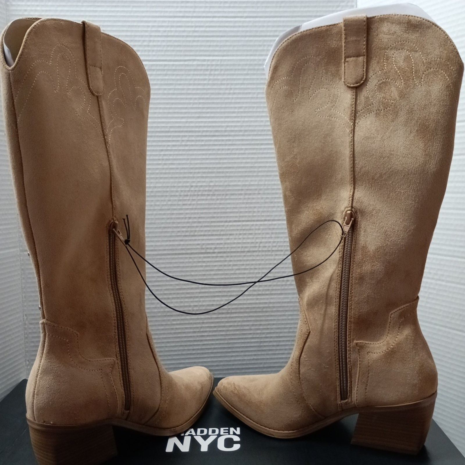 Madden NYC Madden NYC Western Boots Women's Size 8 Cognac Faux Suede Size US 8 / IT 38 - 6 Thumbnail
