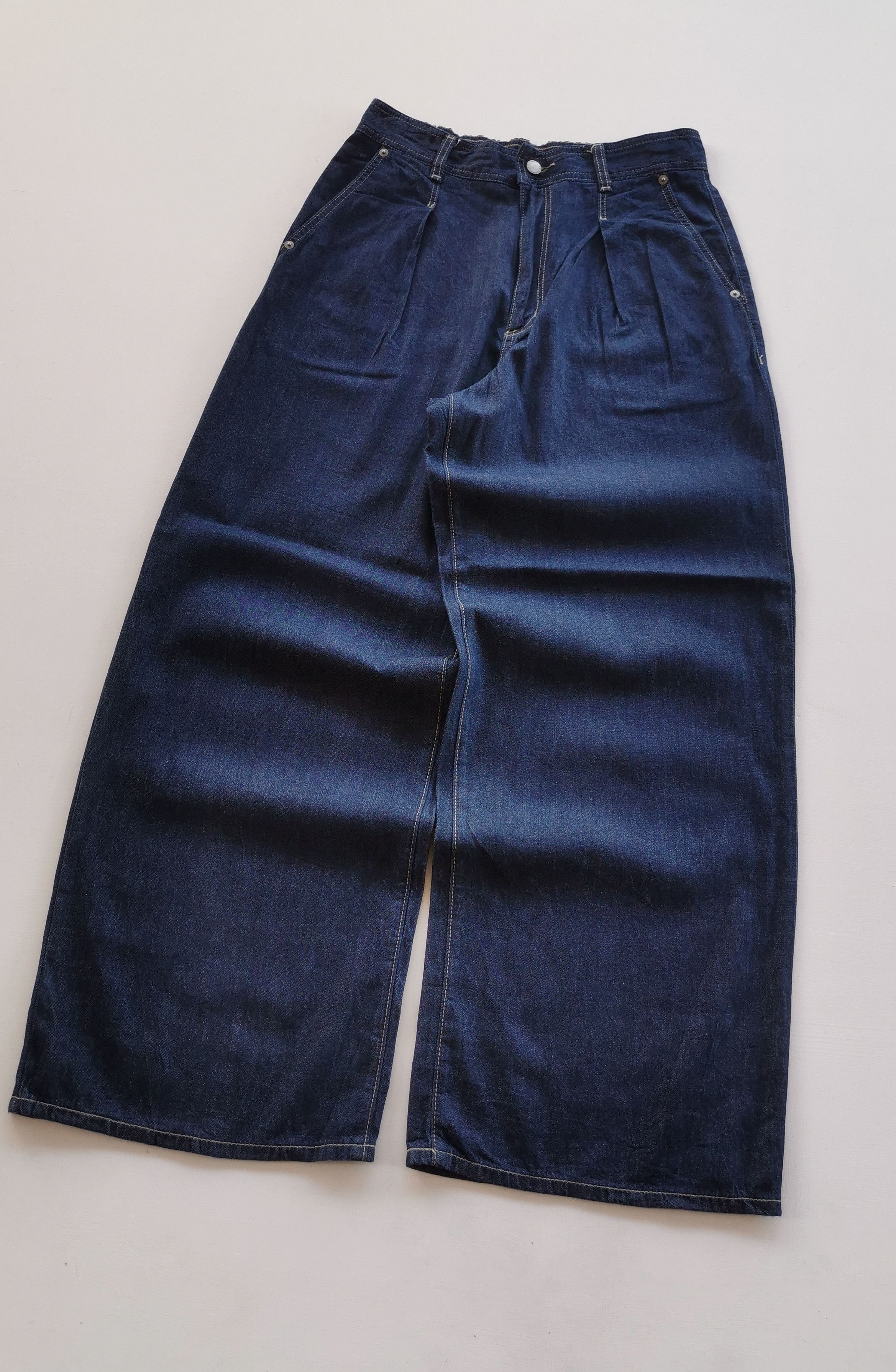 GU GU Wide Legs Baggy Pants Size US 32 / EU 48 - 5 Thumbnail