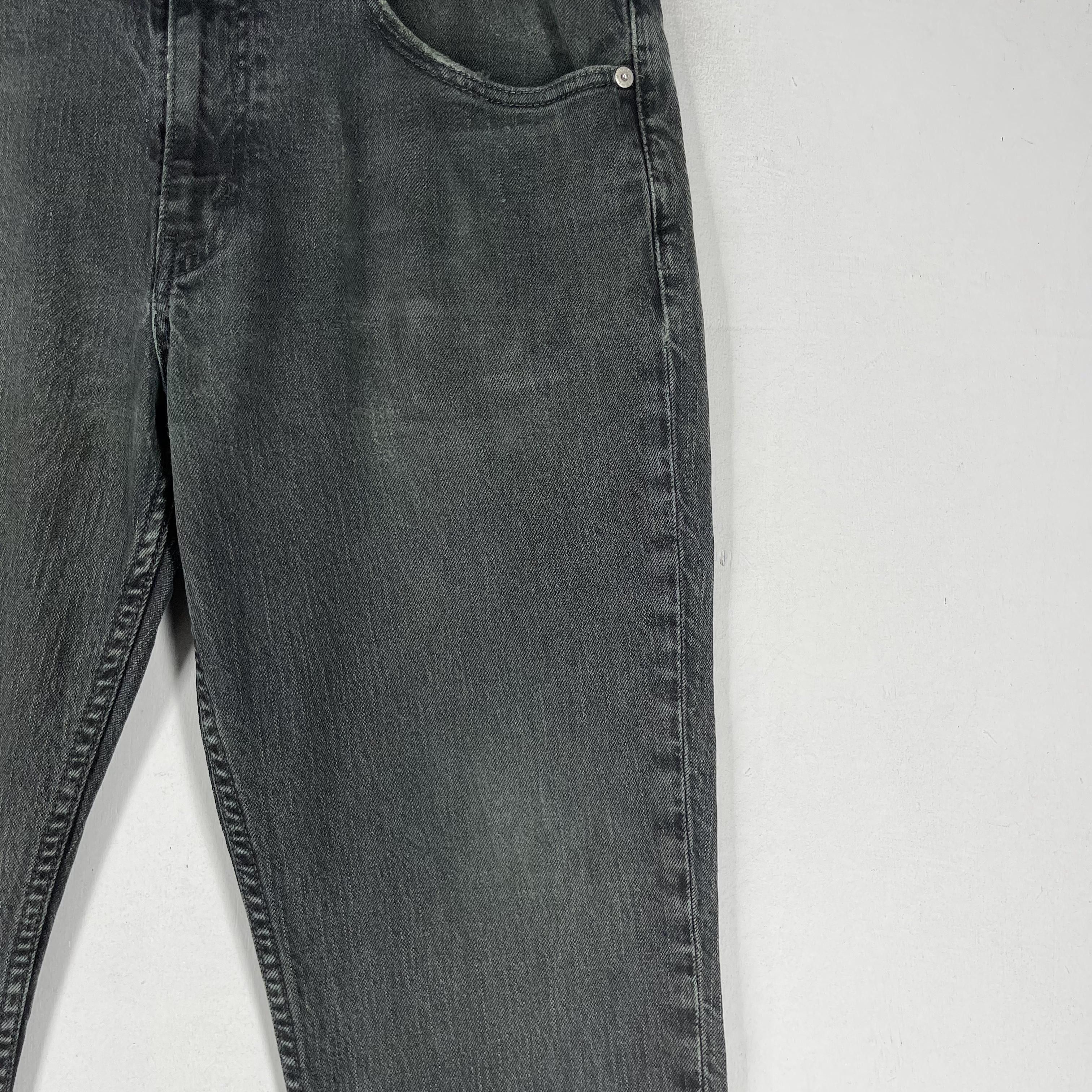 Levi's × Vintage W35 L31 Vintage Distressed Levis 511 Faded Black Wash Jeans Size US 35 - 3 Thumbnail