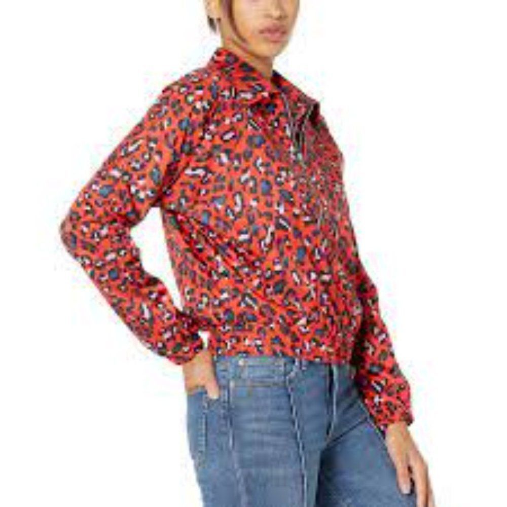 Juicy Couture Juicy Couture Psycho Red Hyper Leopard Nylon Track Jacket Si Size M / US 6-8 / IT 42-44 - 11 Thumbnail