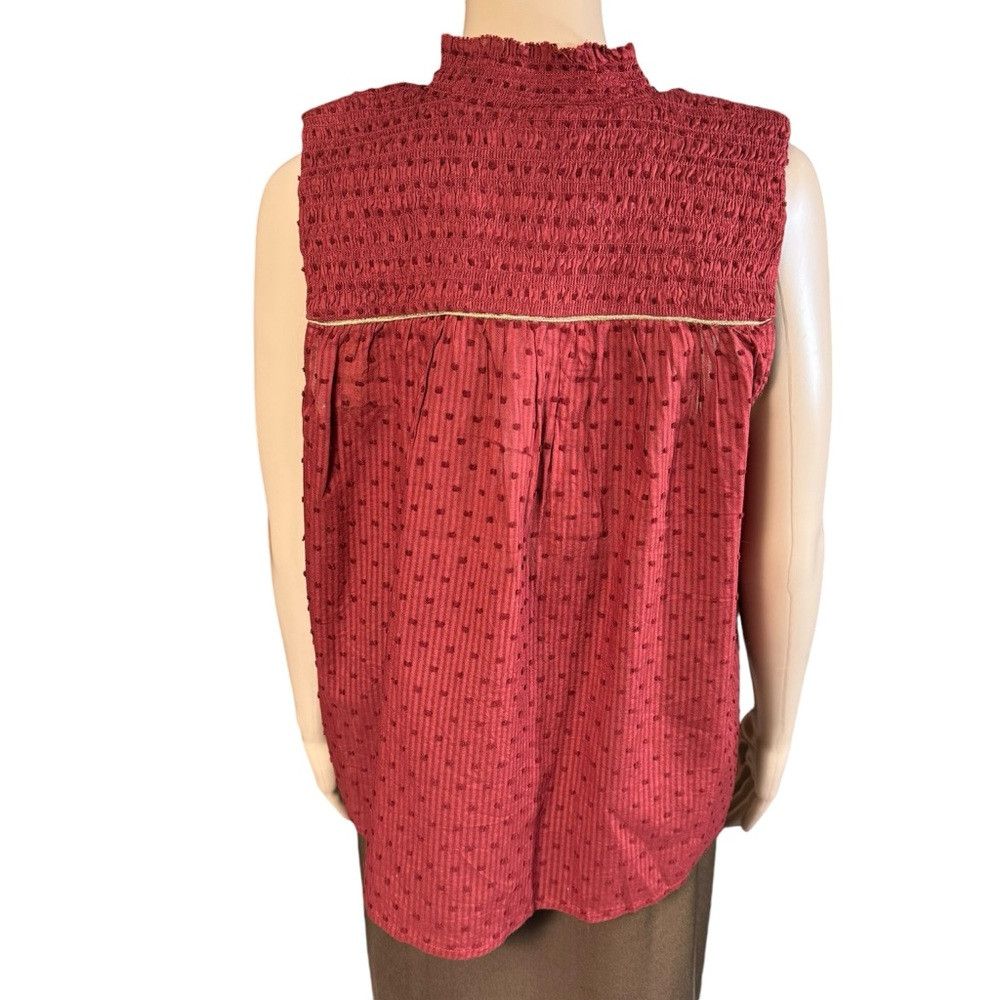 Joie NWT New $158 Joie Joesa Sleeveless Cotton Top Size L Size L / US 10 / IT 46 - 4 Thumbnail