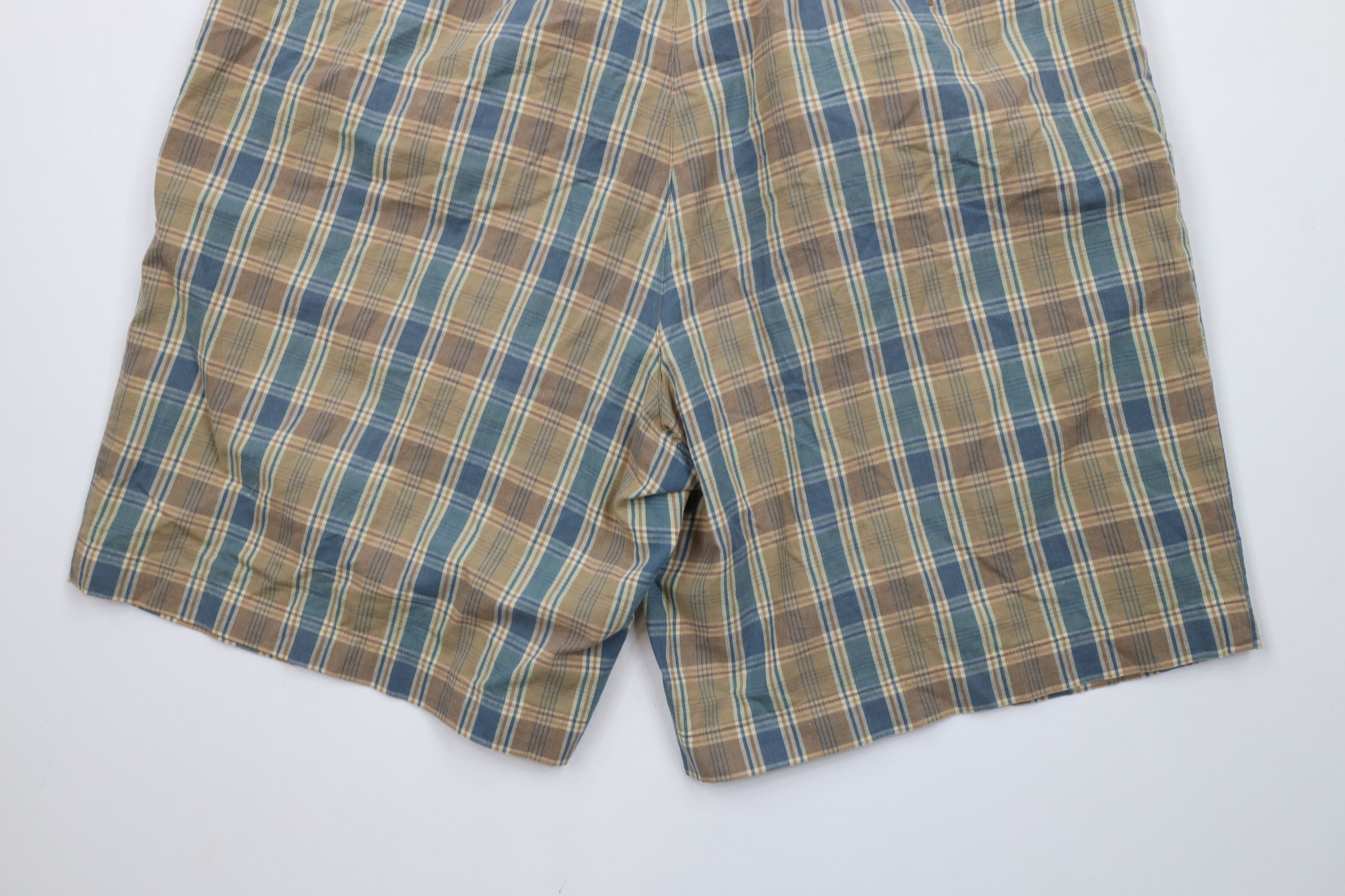 Ralph Lauren × Vintage Vintage 90s Ralph Lauren India Madras Plaid Shorts Cotton Size US 34 / EU 50 - 13 Thumbnail