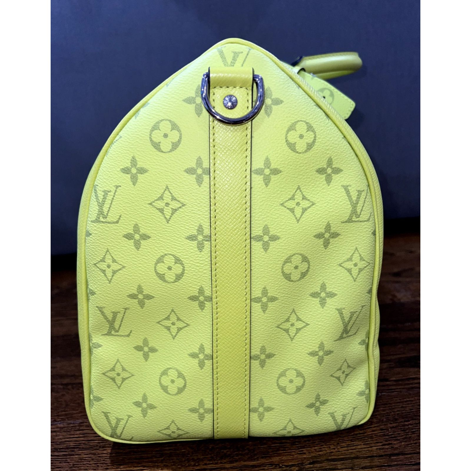 Louis Vuitton Louis Vuitton Keepall Bandouliere Taigarama Taiga Travel Bag Size ONE SIZE - 4 Thumbnail