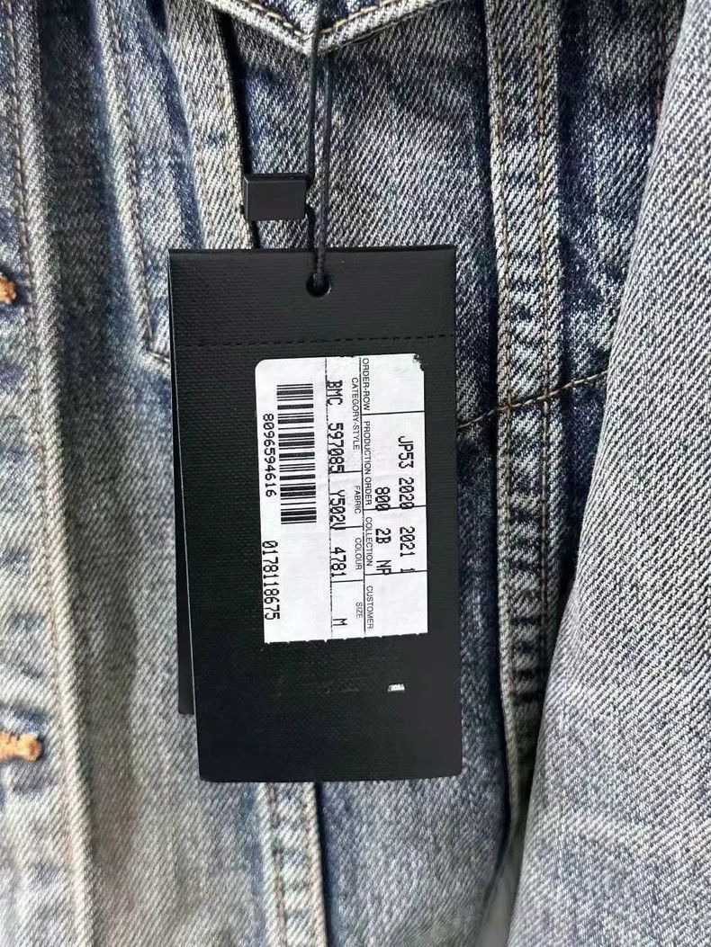 Saint Laurent Paris Saint Laurent Paris Wash and make old denim jacket-2506 Size US M / EU 48-50 / 2 - 7 Thumbnail