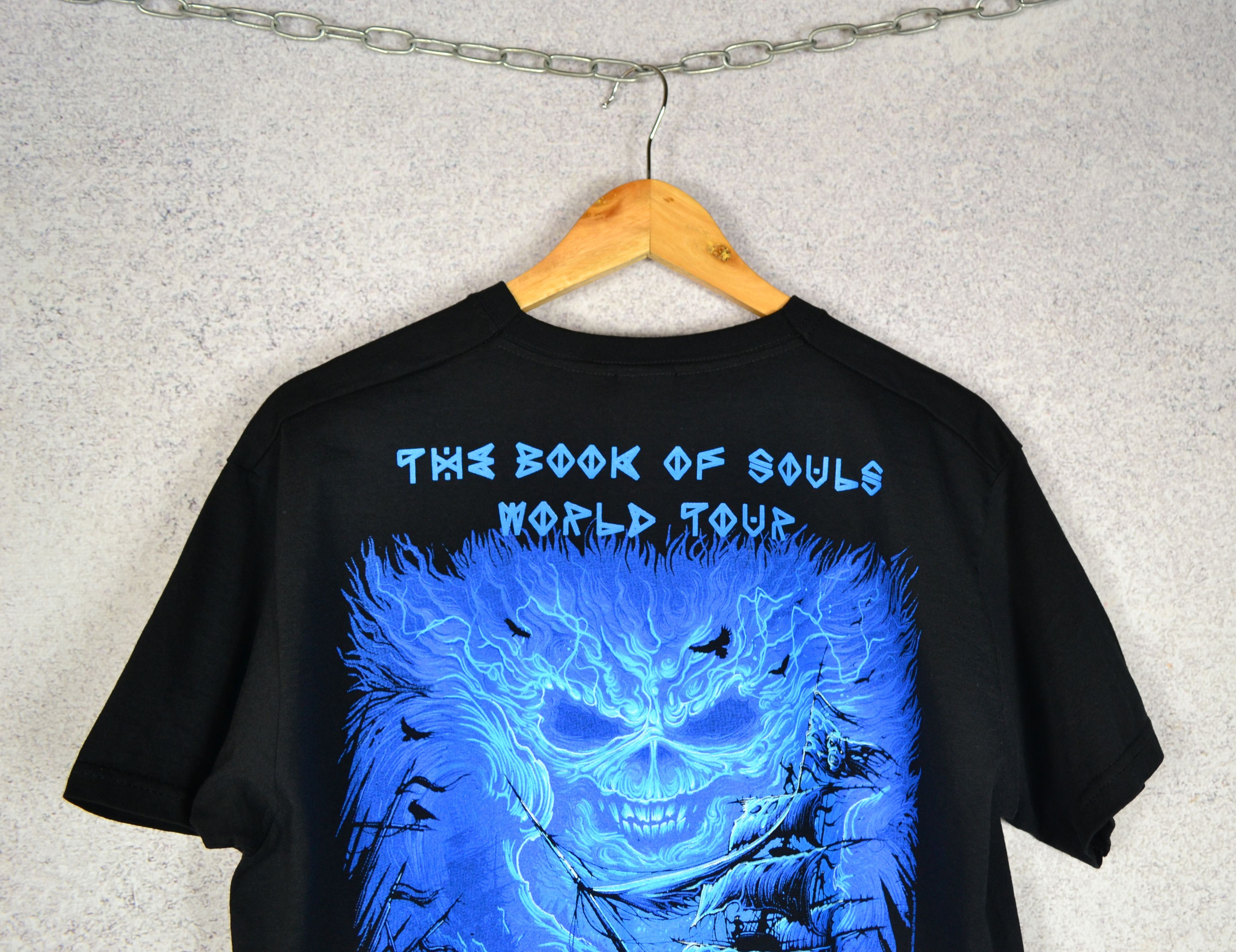 Band Tees Iron Maiden Book of Souls Tour Band Tee T-Shirt Size US M / EU 48-50 / 2 - 5 Thumbnail