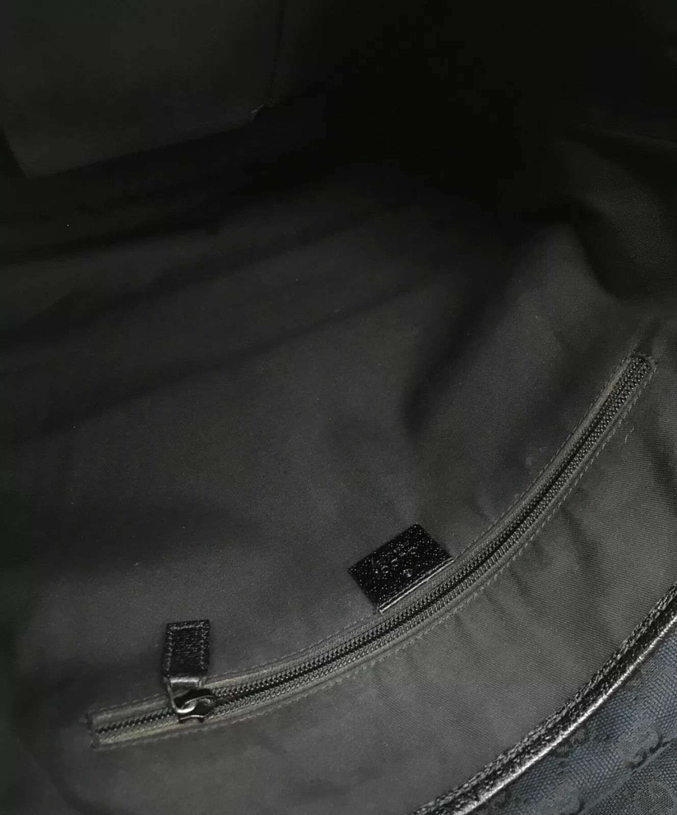 Gucci Gucci GG Monogram Web Canvas Messenger Bag Black Size ONE SIZE - 11 Thumbnail
