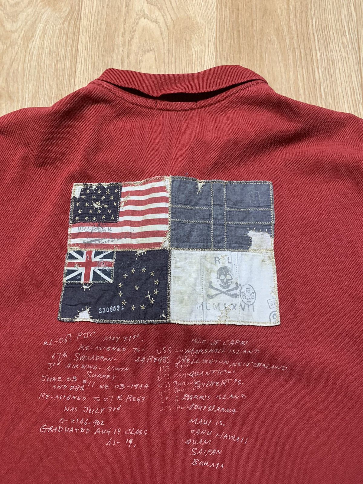 Japanese Brand Vintage Polo Jeans Company Ralph Lauren Flag Polo Size US XL / EU 56 / 4 - 5 Thumbnail