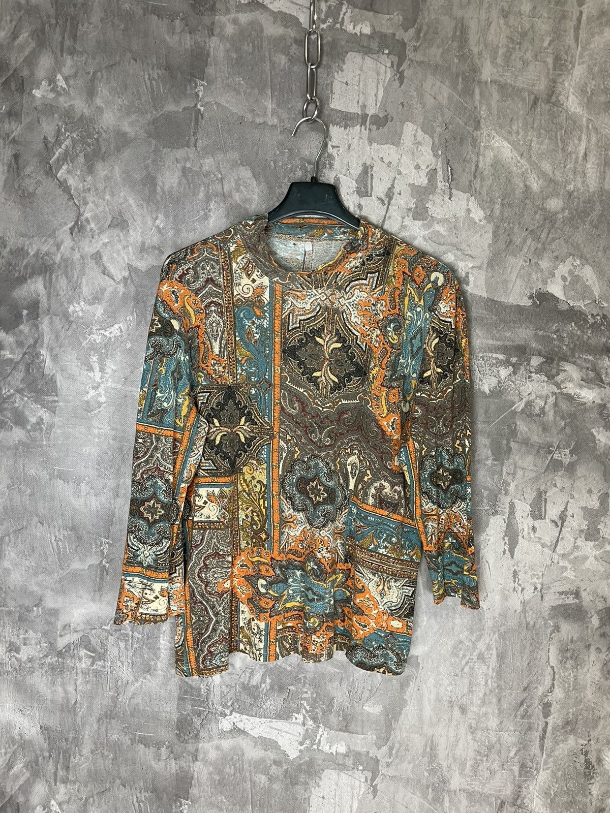 Japanese Brand × Vintage Vintage Avant Garde Abstract Design Long Sleeve Size M / US 6-8 / IT 42-44 - 1 Thumbnail