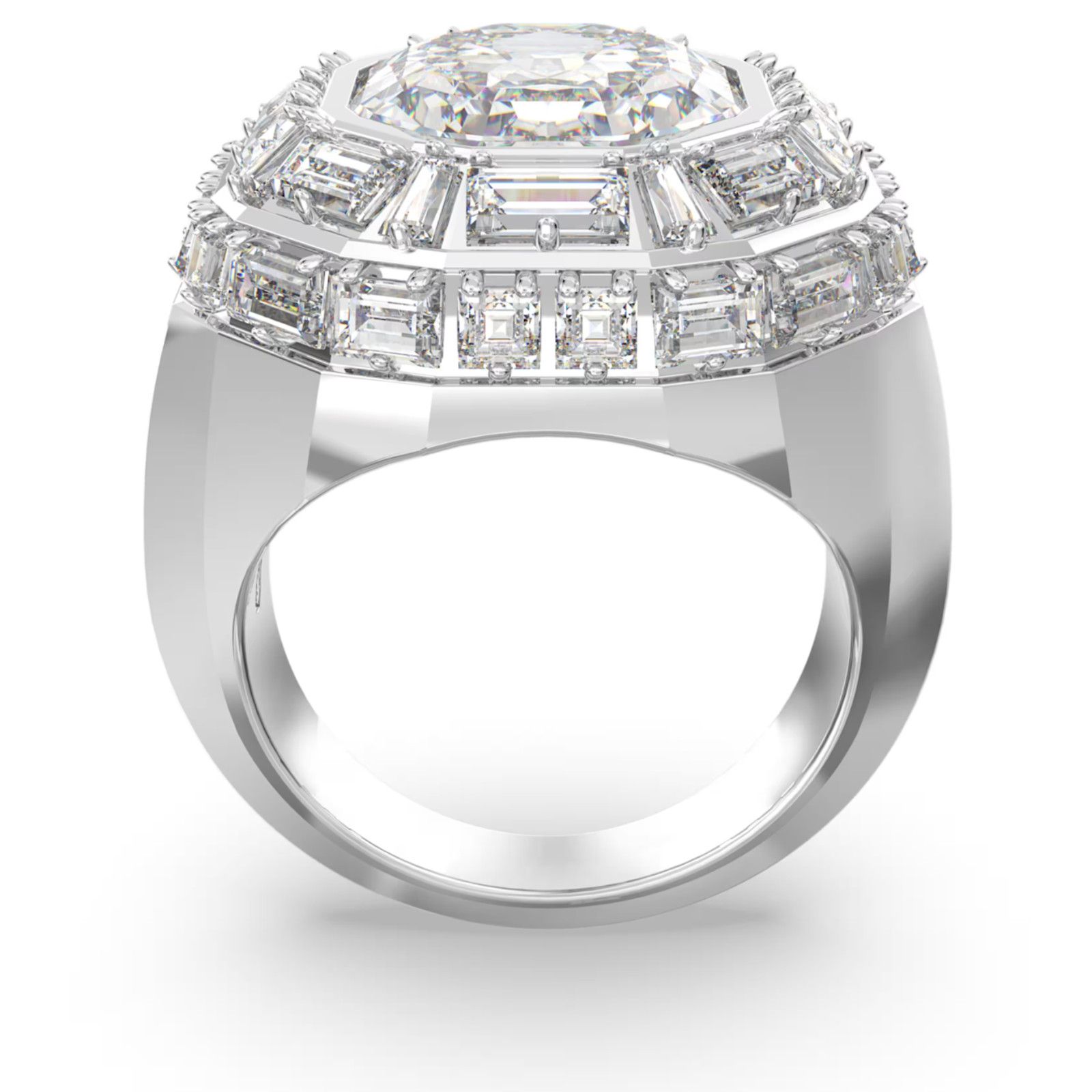 Swarovski Swarovski Mesmera cocktail ring Octagon cut 58 / 8 Size ONE SIZE - 5 Thumbnail