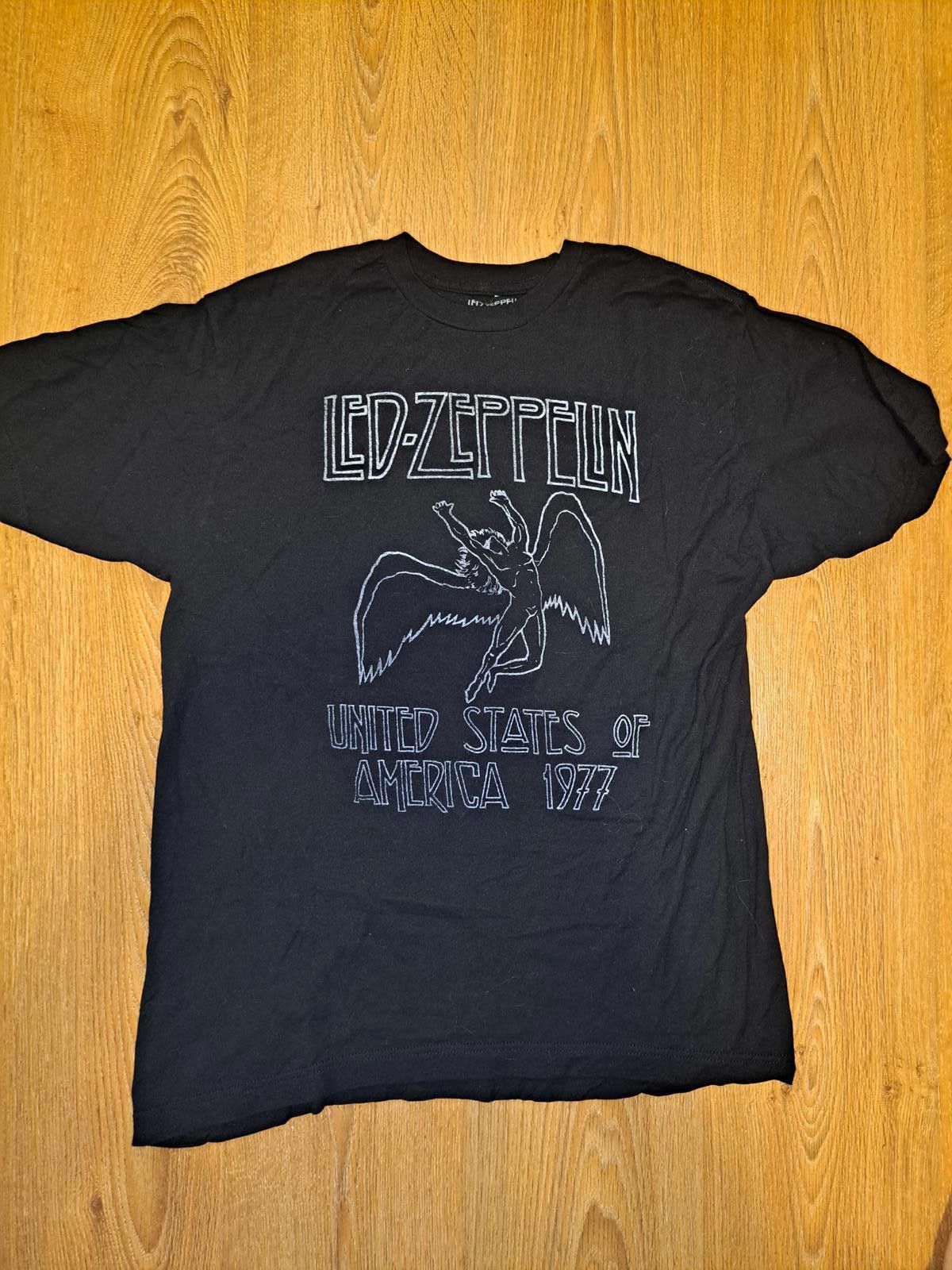 Led Zeppelin Led Zeppelin Logo T Shirt Mens Black Large Cotton Size US L / EU 52-54 / 3 - 1 Thumbnail