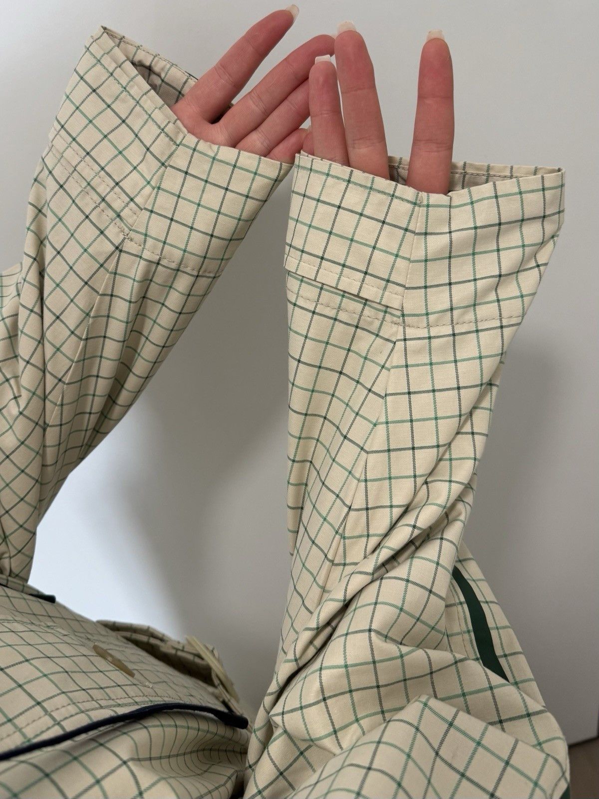 Lacoste Lacoste Trench Coat Jacket Womens Checked size 38 Size XS / US 0-2 / IT 36-38 - 12 Thumbnail