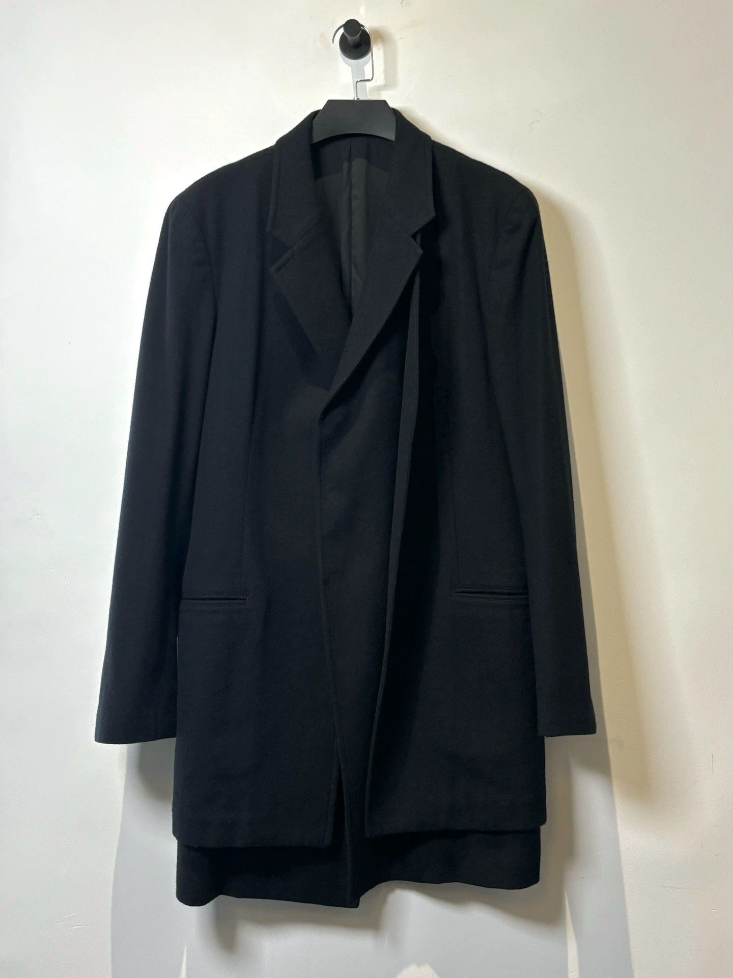 Yohji Yamamoto Yohji Yamamoto PourHomme F/W12 Double Wool Coat Size US S / EU 44-46 / 1 - 1 Thumbnail