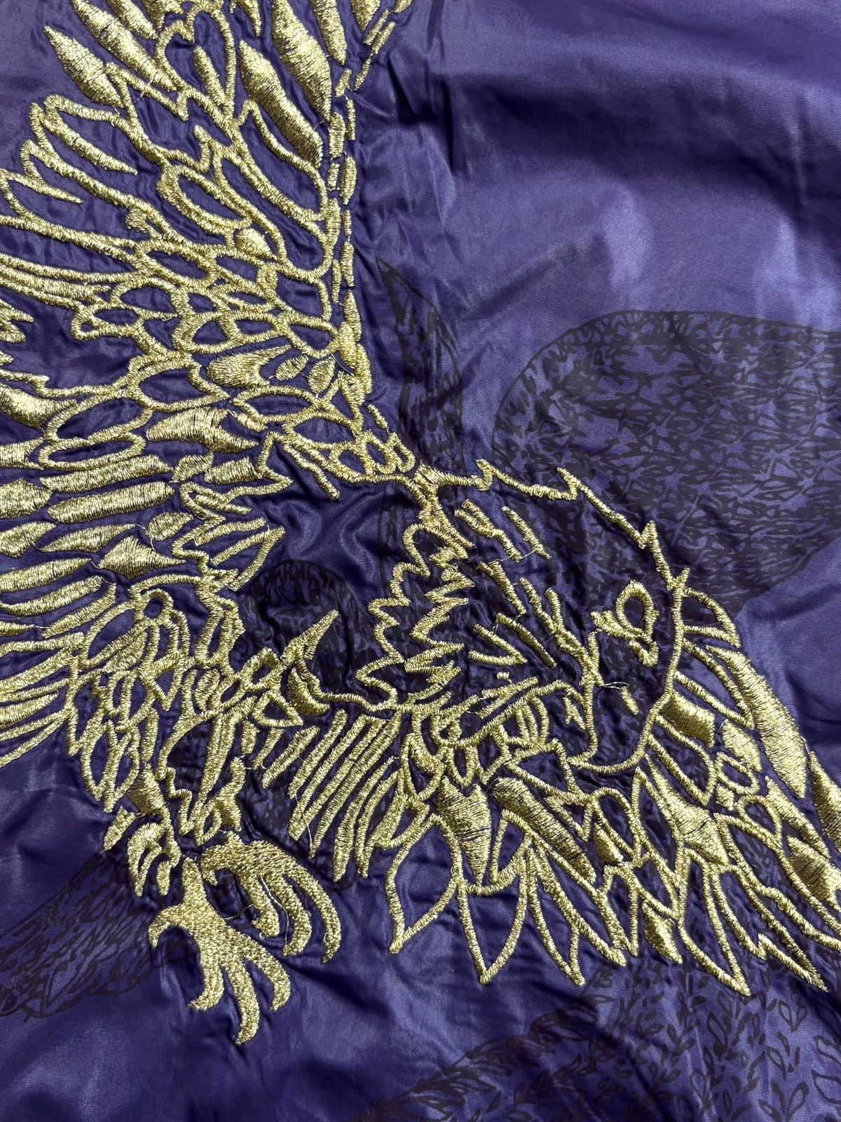If Six Was Nine Archive Midas - Thumbhole Eagle Embroidery Purple Jacket Size US M / EU 48-50 / 2 - 12 Thumbnail