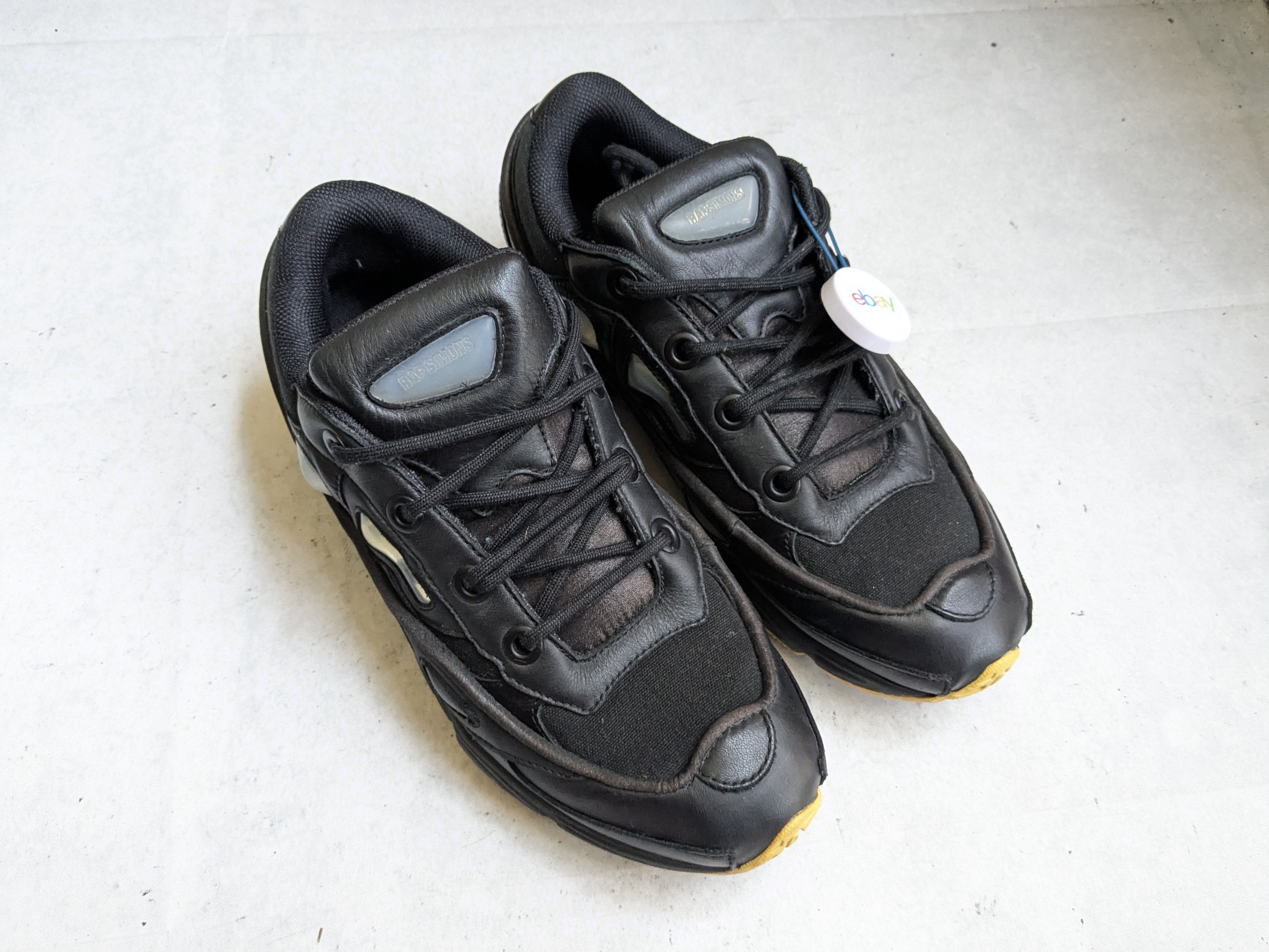 Raf Simons Adidas x Raf Simons Ozweego Black Corn 9 BB6741 Size US 9 / EU 42 - 4 Thumbnail