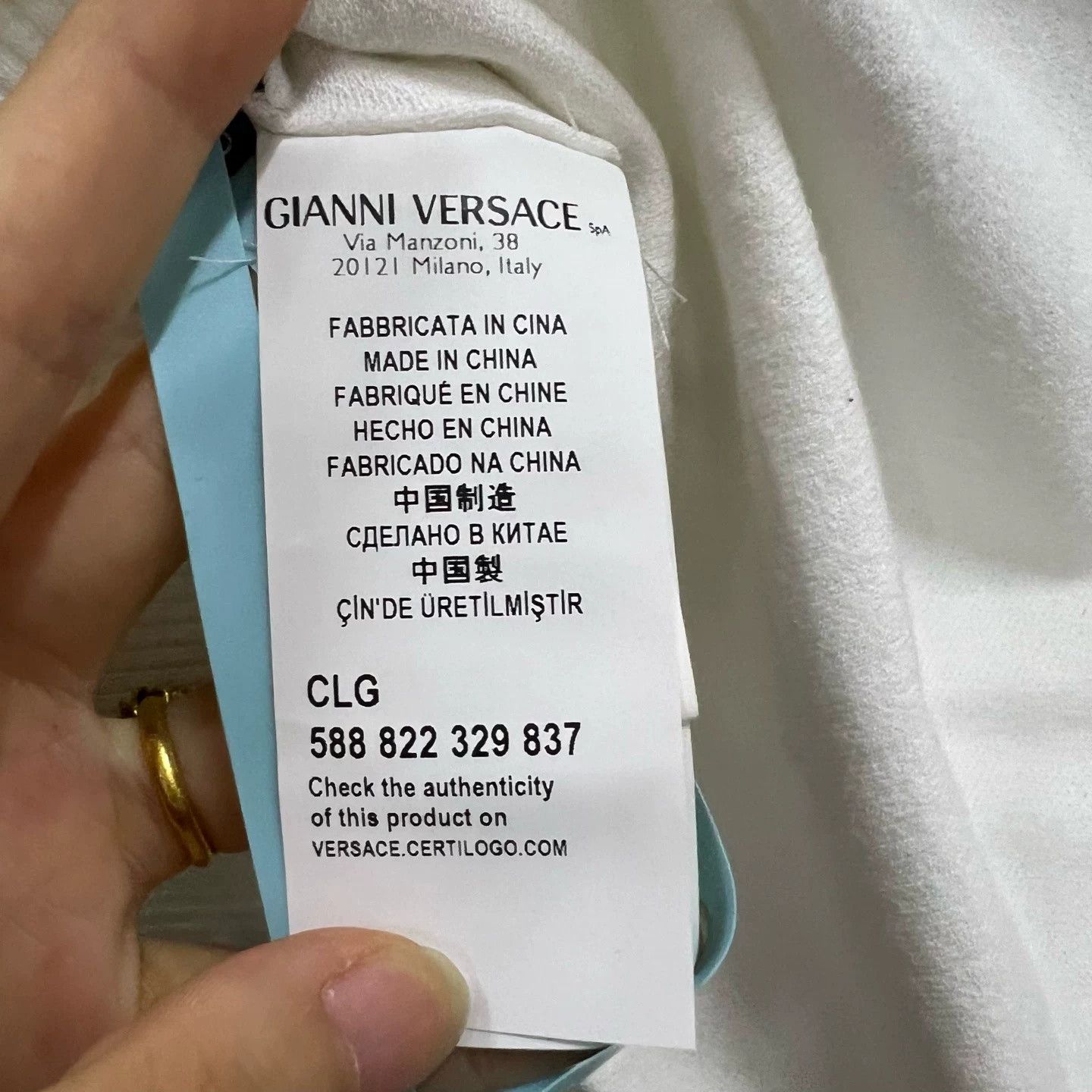 Versace Versace Pin-Decorated Knit Short-Sleeve Size US XS / EU 42 / 0 - 3 Thumbnail