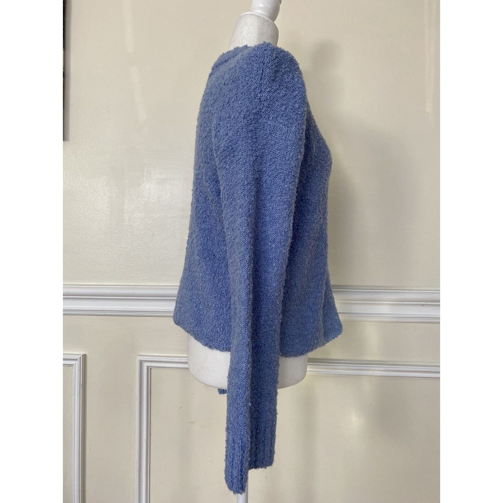 & Other Stories ABOUND Boucle Knit Dolman Blue Forever women size S A003536 Size S / US 4 / IT 40 - 3 Thumbnail