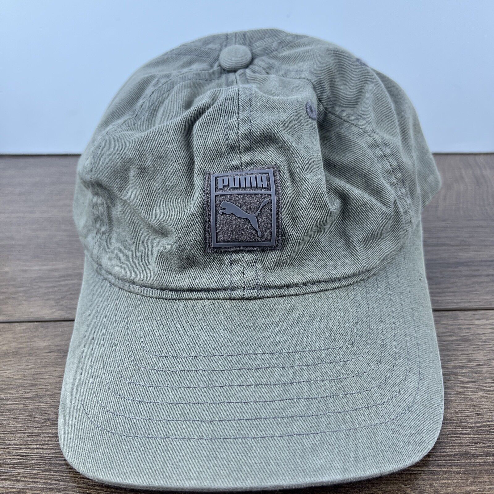 Puma PUMA Hat Puma Gray Hat Adjustable Adult Size Hat Gray Cap Size ONE SIZE - 1 Thumbnail
