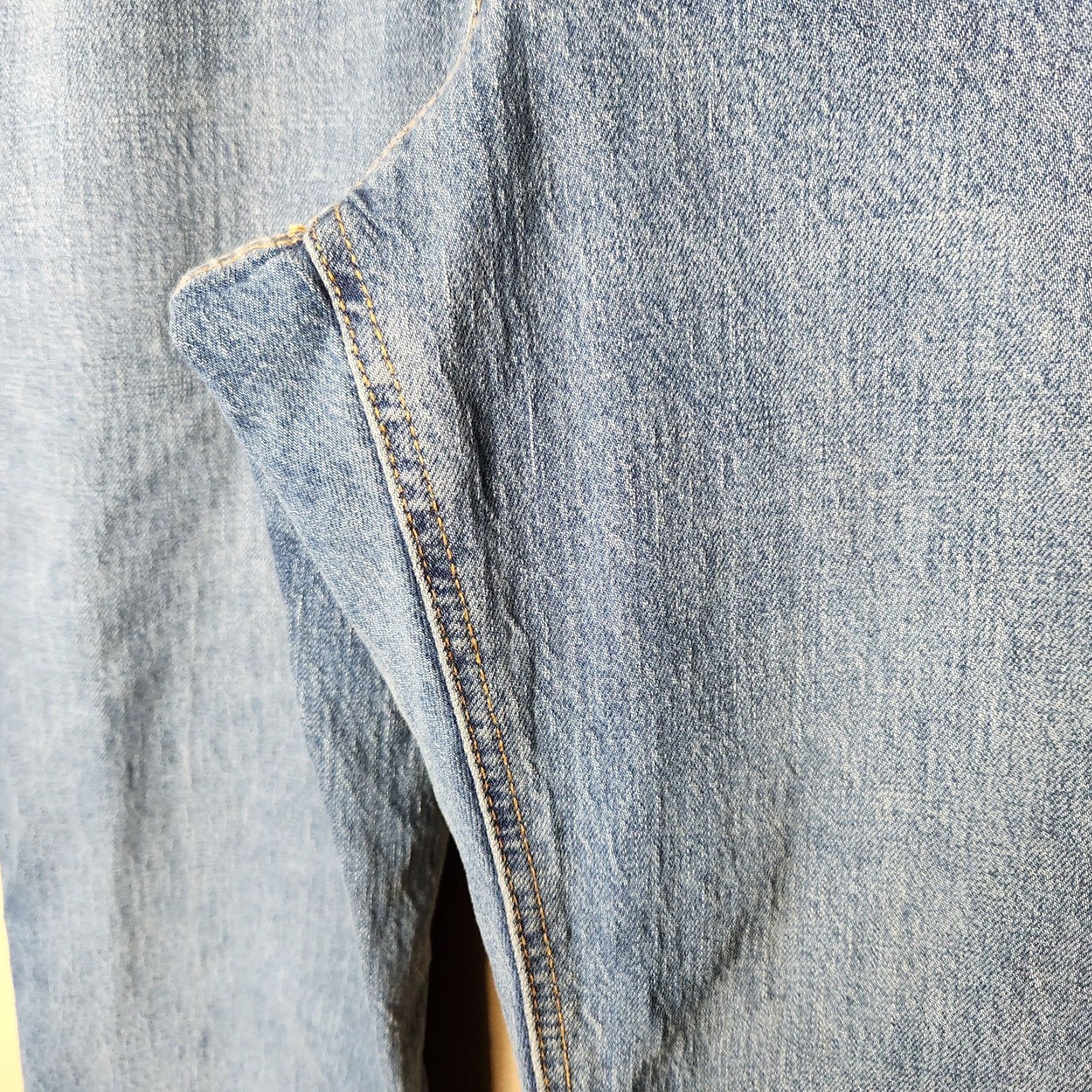 J.Crew J.CREW Mid Rise Flare Exposed Button Fly Crop Jeans 2022-Size 30 Blue Women Size 30" / US 8 / IT 44 - 4 Thumbnail