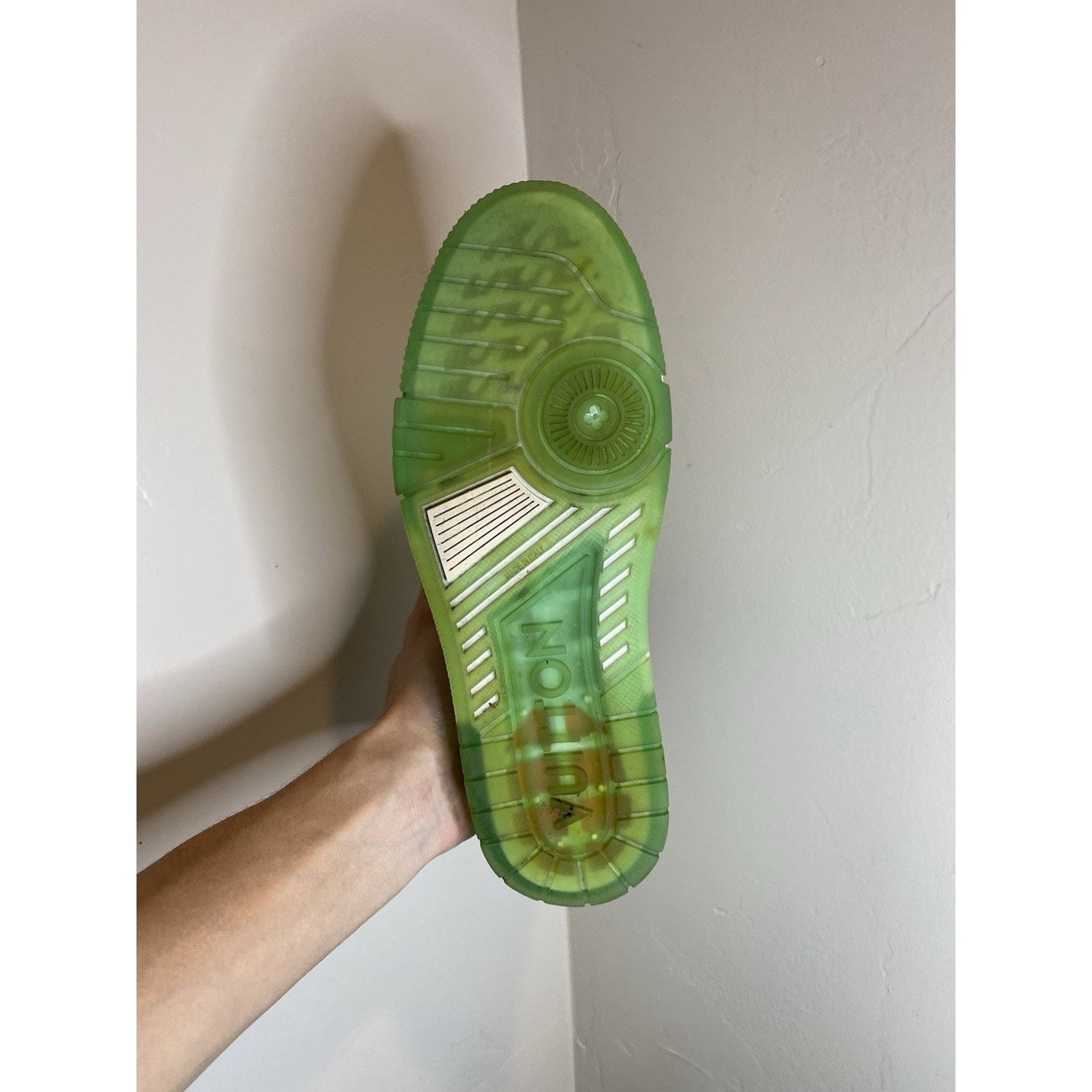 Louis Vuitton Louis Vuitton Trainer Sneakers “Green White” | Size 8.5-9 US Size US 8.5 / EU 41-42 - 8 Thumbnail