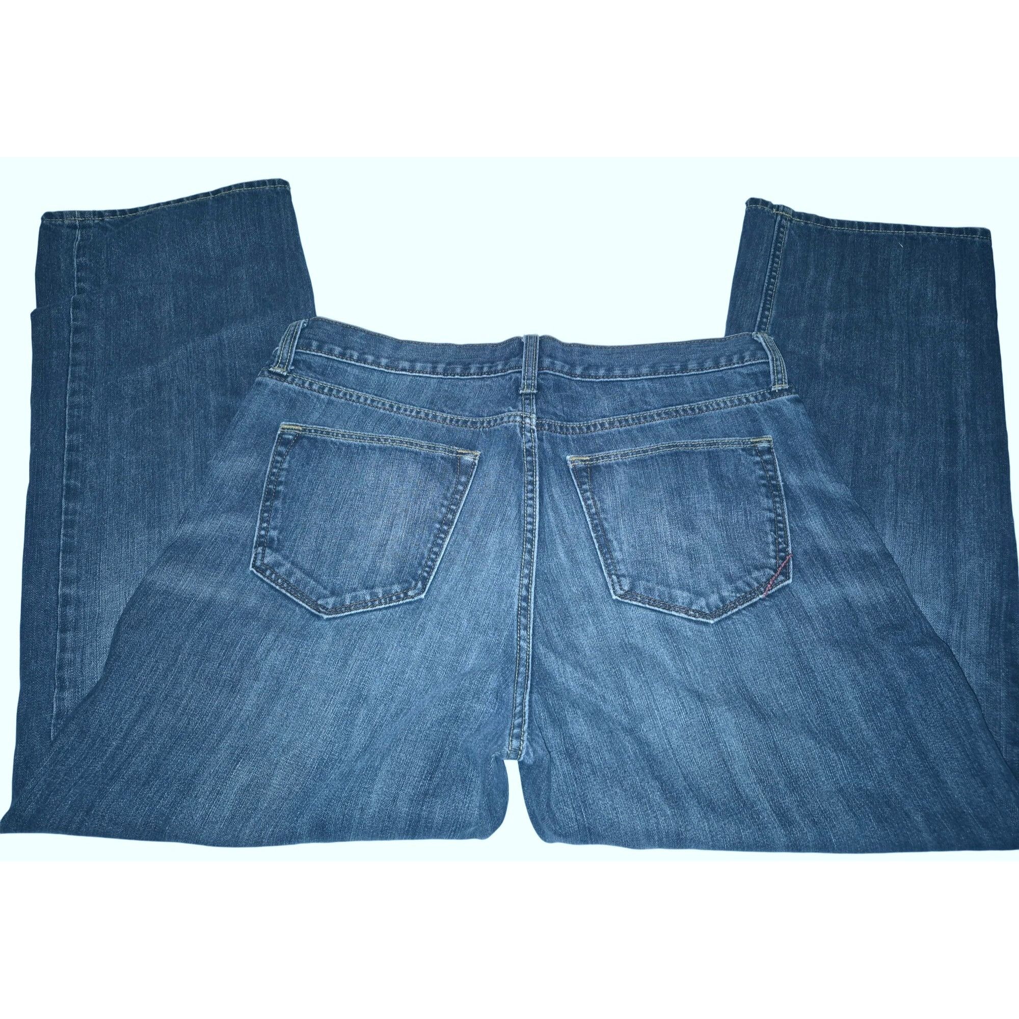 Banana Republic Banana Republic Mens Straight Leg Jeans 35x30 Dark Wash Deni Size US 35 - 5 Thumbnail