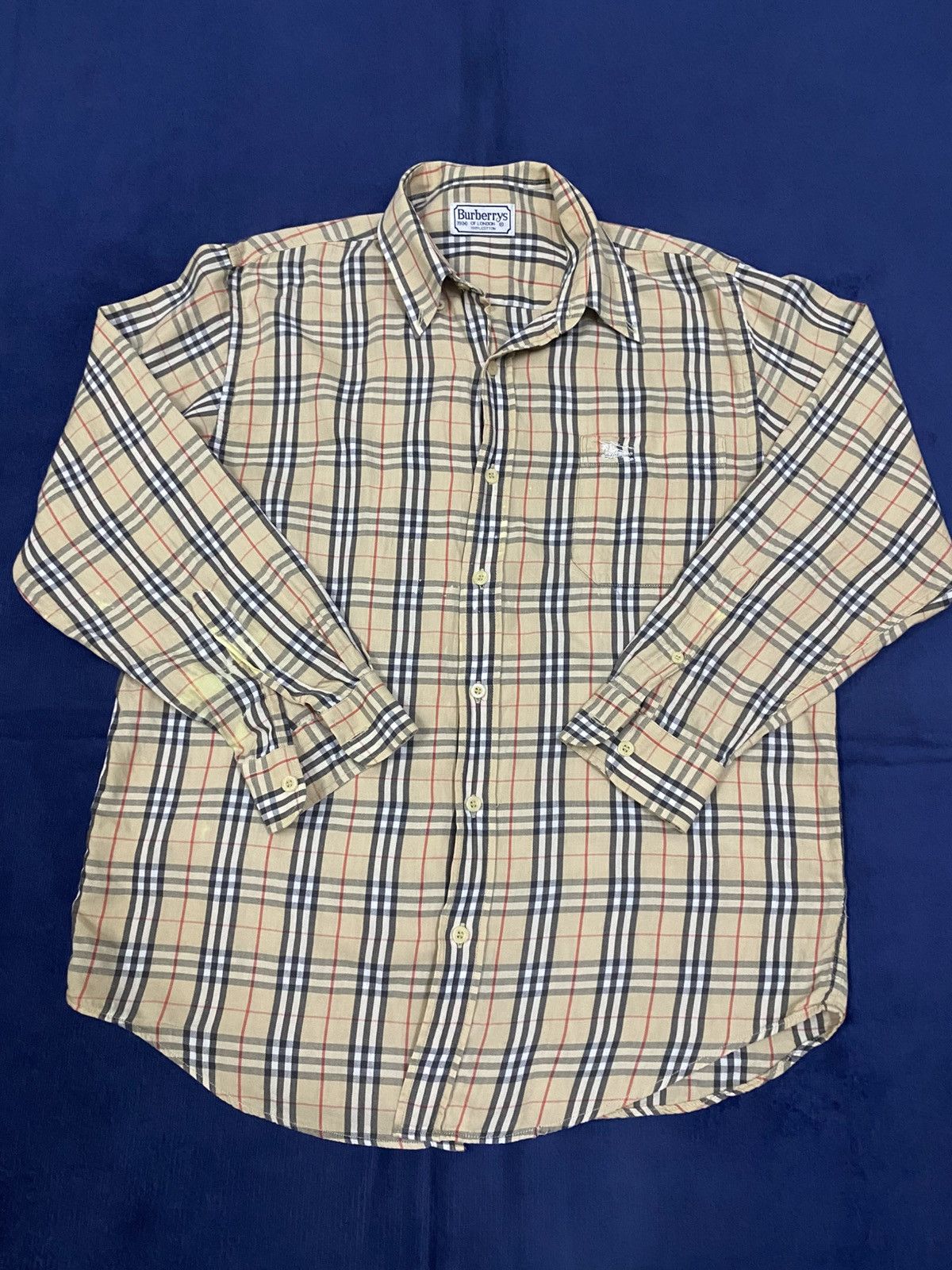 Burberry × Vintage Vintage 90s Burberry London Nova Check Size US L / EU 52-54 / 3 - 2 Thumbnail