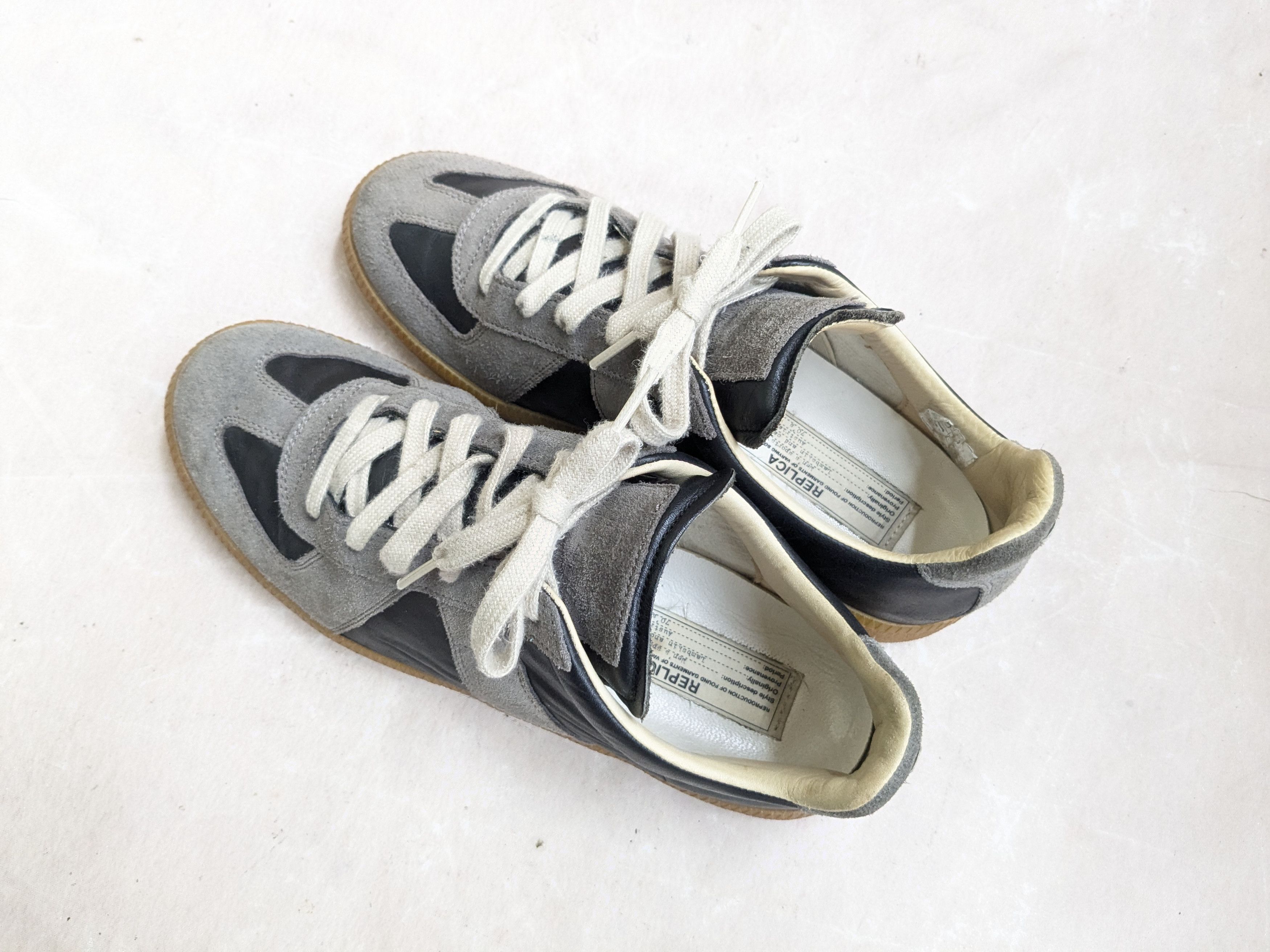Maison Margiela Maison Margiela Replica GAT Black 7 40 Low Tops Gum Size US 7 / EU 40 - 12 Thumbnail