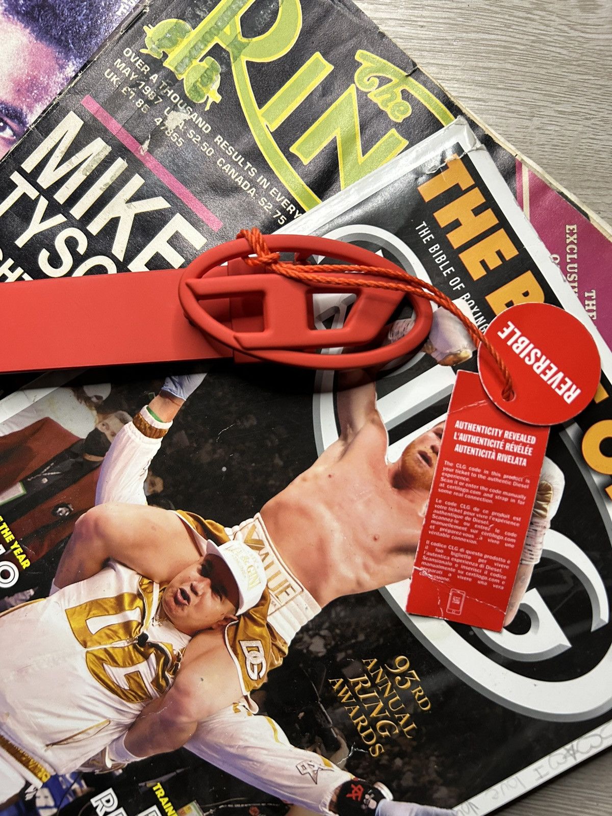 Diesel Small red reversible diesel belt Size ONE SIZE - 2 Thumbnail