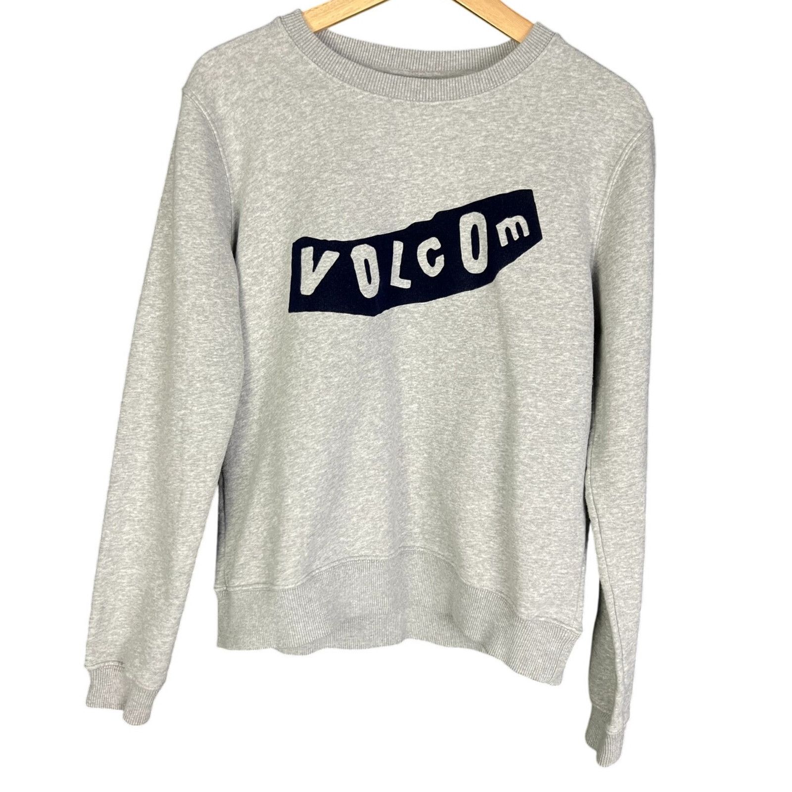Volcom Volcom Stone Women's Small Skateboarding Gray Sweatshirt Y2K Size S / US 4 / IT 40 - 7 Thumbnail