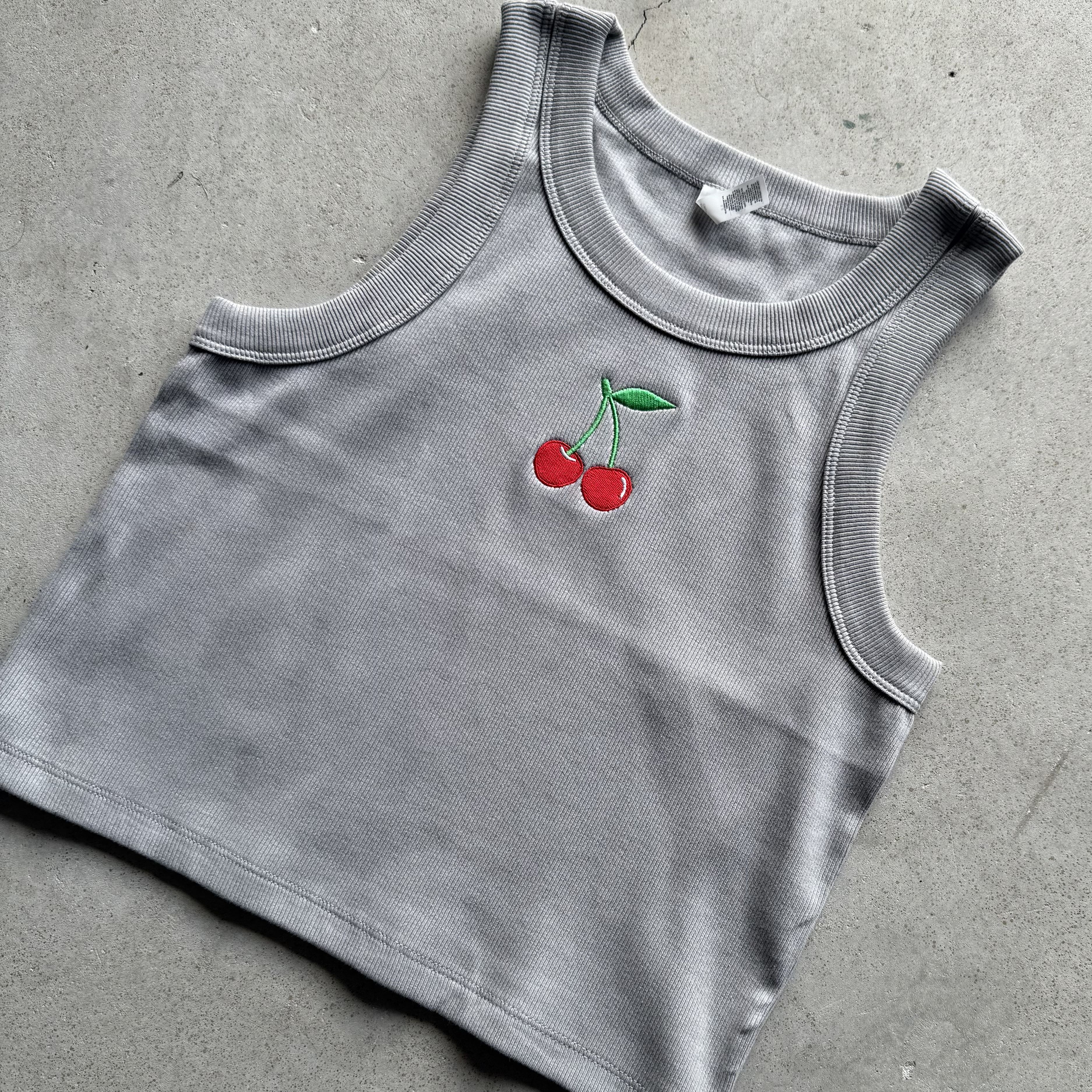 Tank Air Cherry Tank top 100% Cotton Cropped Size S / US 4 / IT 40 - 2 Thumbnail