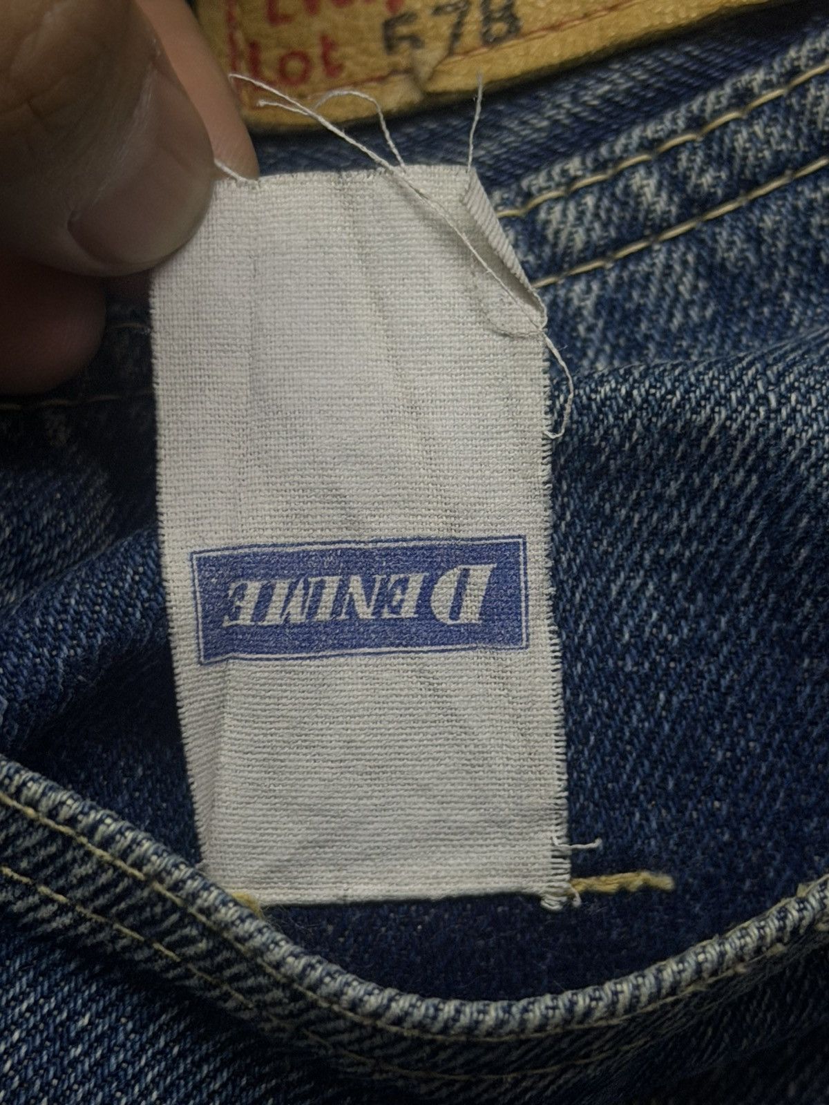 Denime Vintage 00s DENIME Lot 578 Japanese Selvedge Denim Jeans W30 Size US 30 / EU 46 - 17 Thumbnail