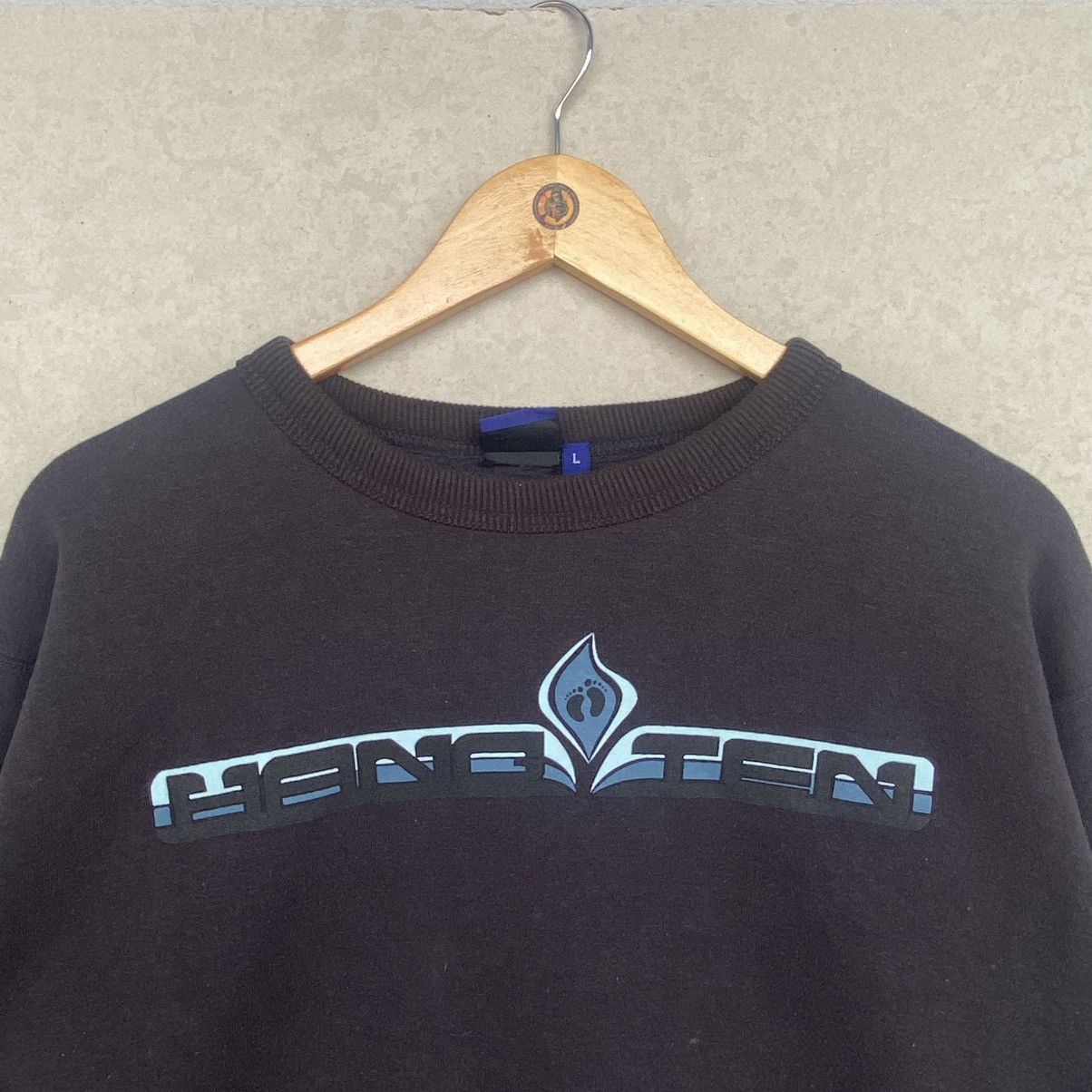 Other Vintage Hang Ten Small Embroidered Crewneck Sweatshirt Black Size US L / EU 52-54 / 3 - 3 Thumbnail