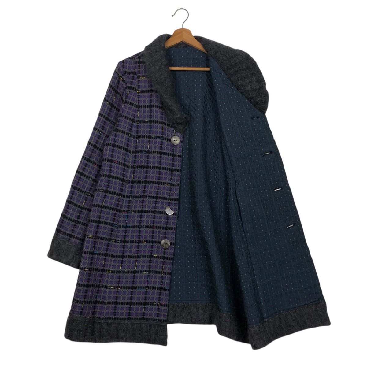 45rpm 📌Vintage Wool Jacket M&K Yoko Made in Japan Sisoko design Size US M / EU 48-50 / 2 - 15 Thumbnail