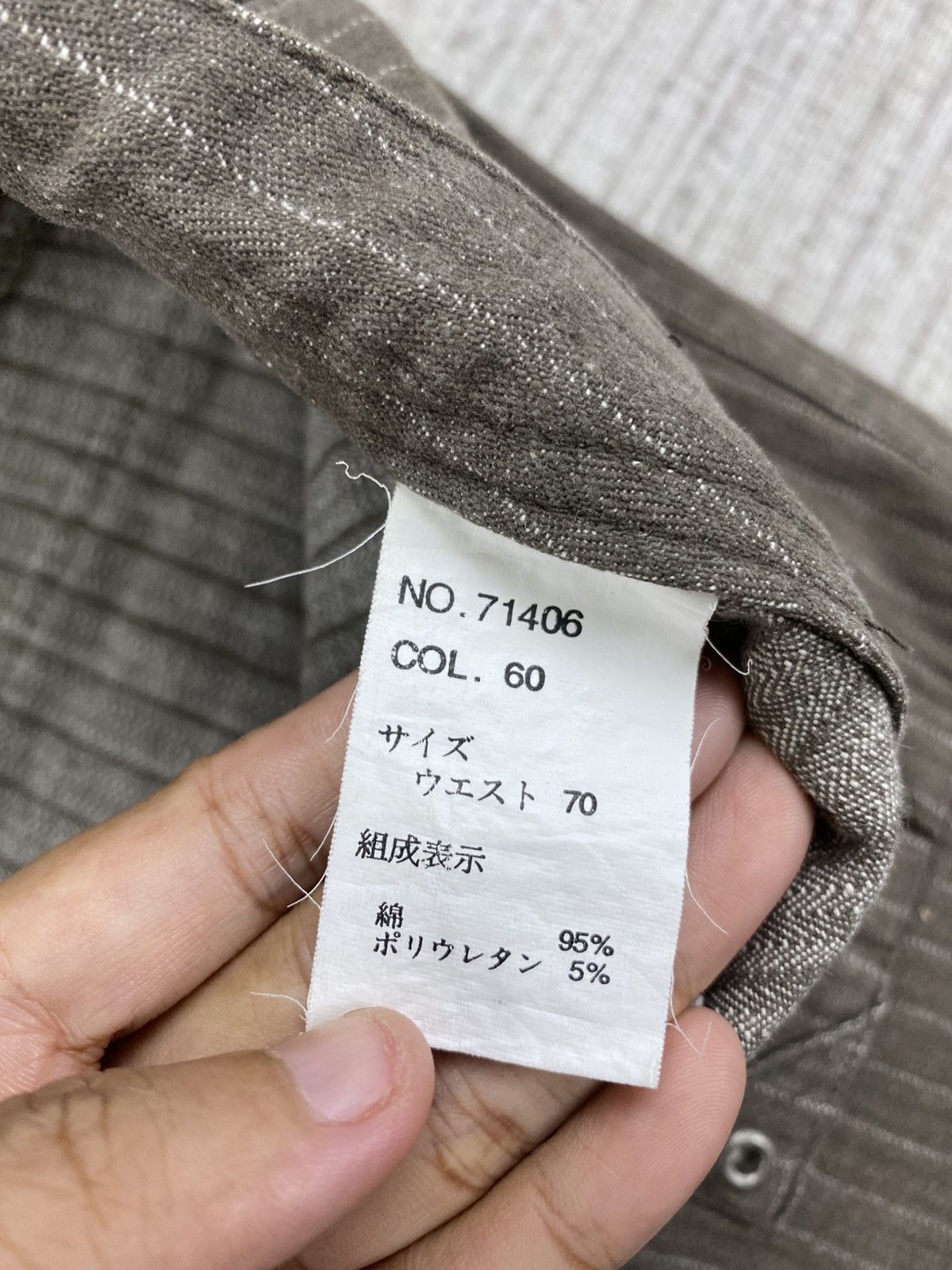 If Six Was Nine × Japanese Brand × Vintage Vintage Flared Johnpionir Jeans Harringbone Bush Pants Size US 29 - 13 Thumbnail