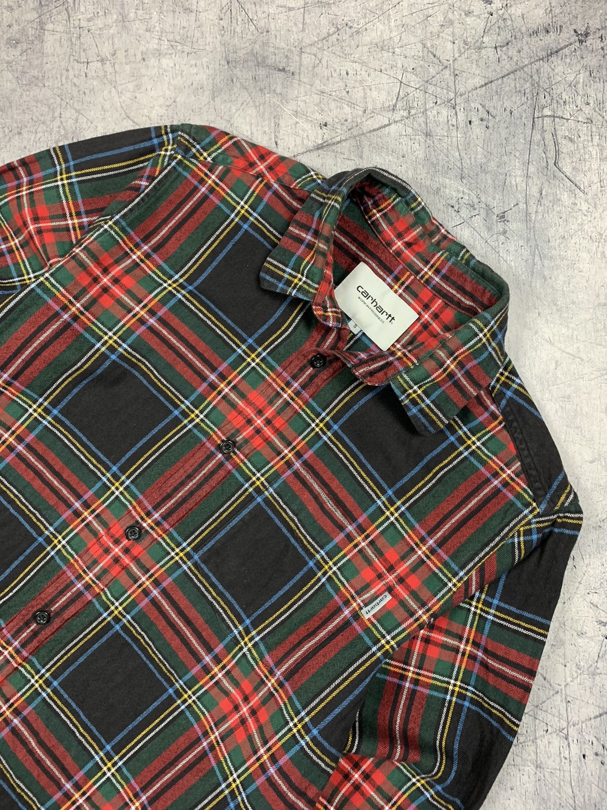Carhartt Carhartt L/S Vigo Shirt Plaid Pattern Y2K OG Skategang Top Size US S / EU 44-46 / 1 - 2 Thumbnail