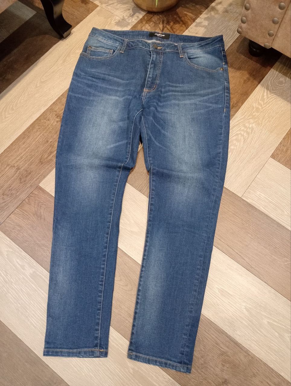 Japanese Brand JAPANESE 1PIU1UGUALE3 RELAX BLUE STRETCH PANTS Size US 35 - 2 Thumbnail