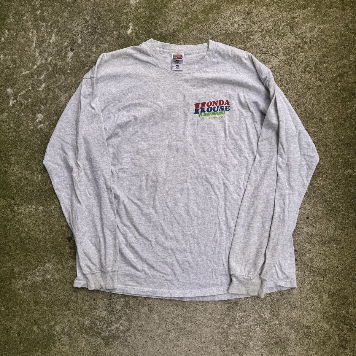 Vintage Honda House Kawasaki Bikes Faded Moto Shirt ERD Biker WCC Size US XXL / EU 58 / 5 - 3 Thumbnail