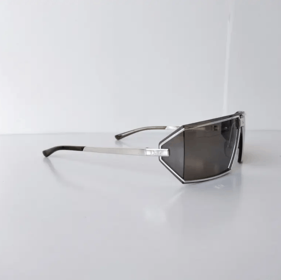 Dior × John Galliano × Vintage Christian Dior Sunglasses Troika Shield Mask Vintage Size ONE SIZE - 2 Thumbnail